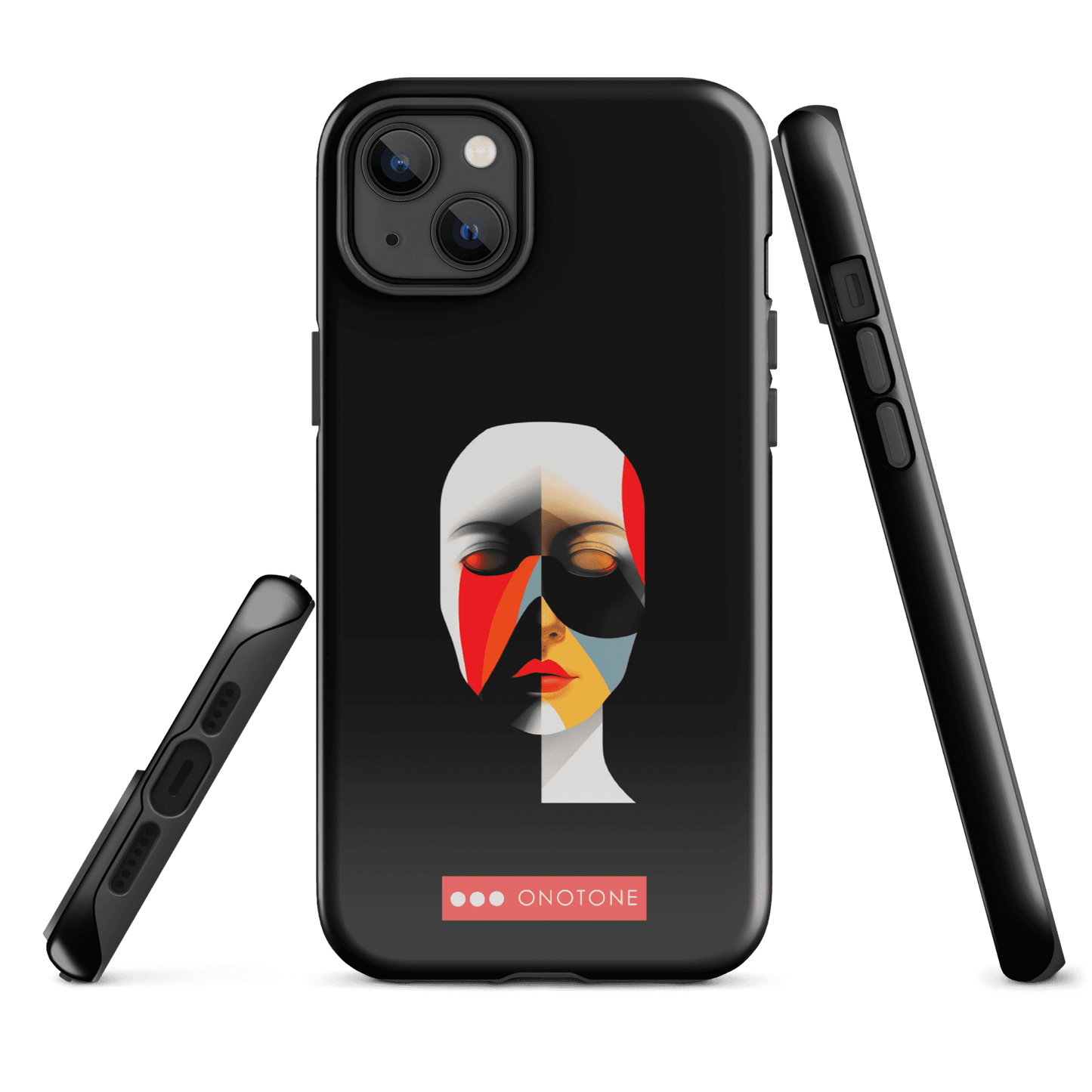 Dual Layer black modern iPhone® Case ( MD-2905)
