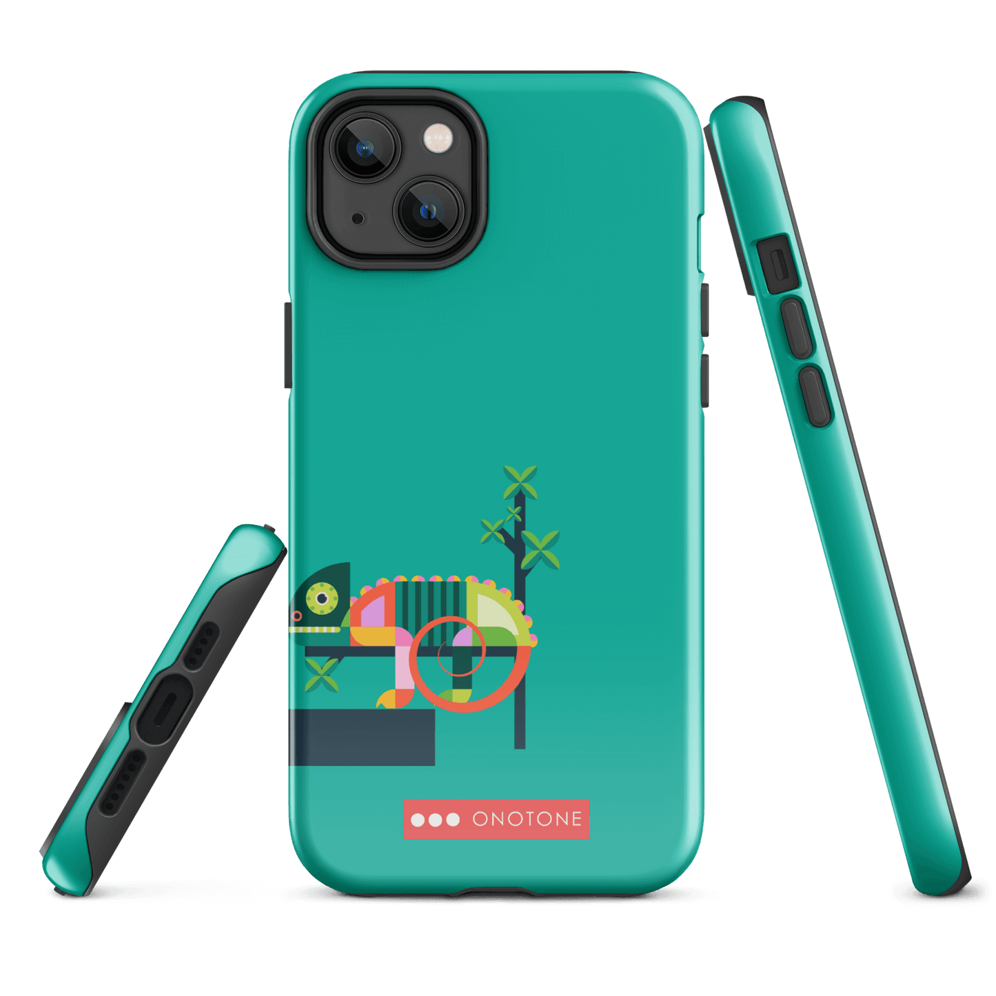 Dual Layer green modern iPhone® Case ( MD-2569)