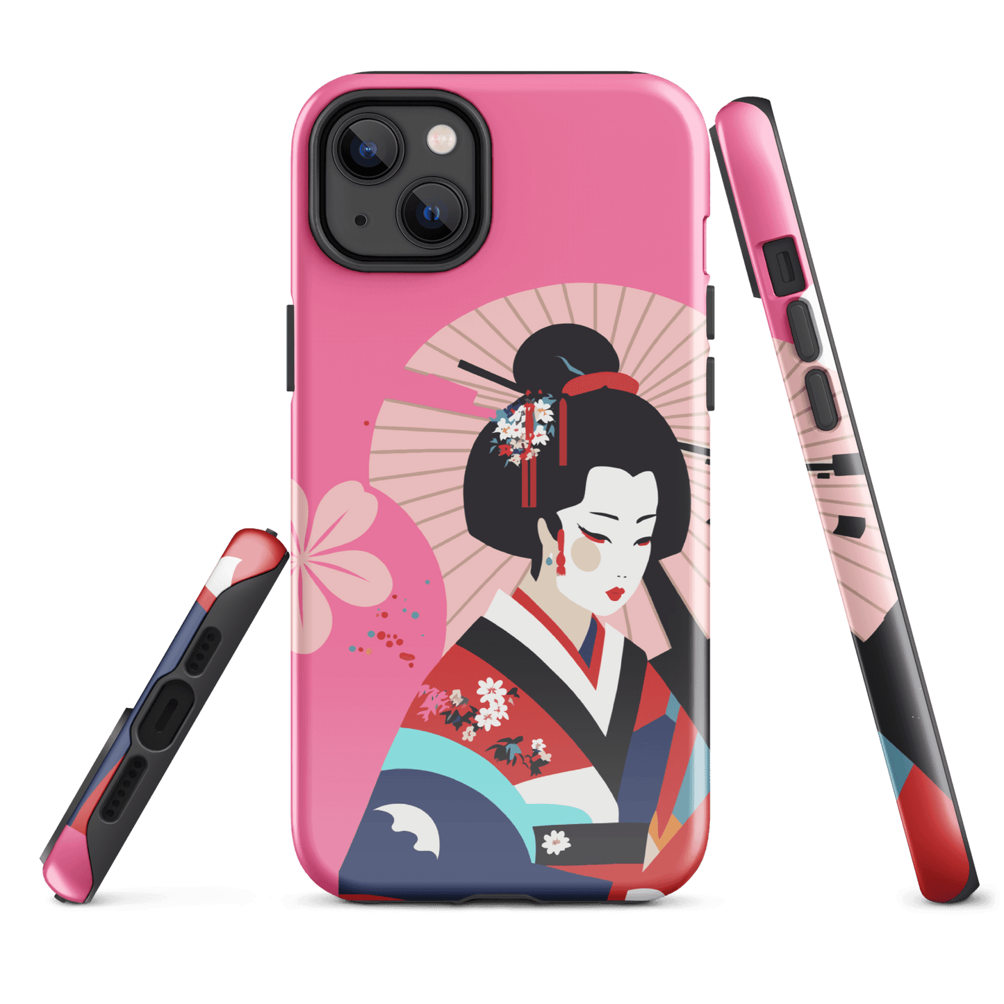 Dual Layer geisha modern iPhone® Case ( MD-2121)