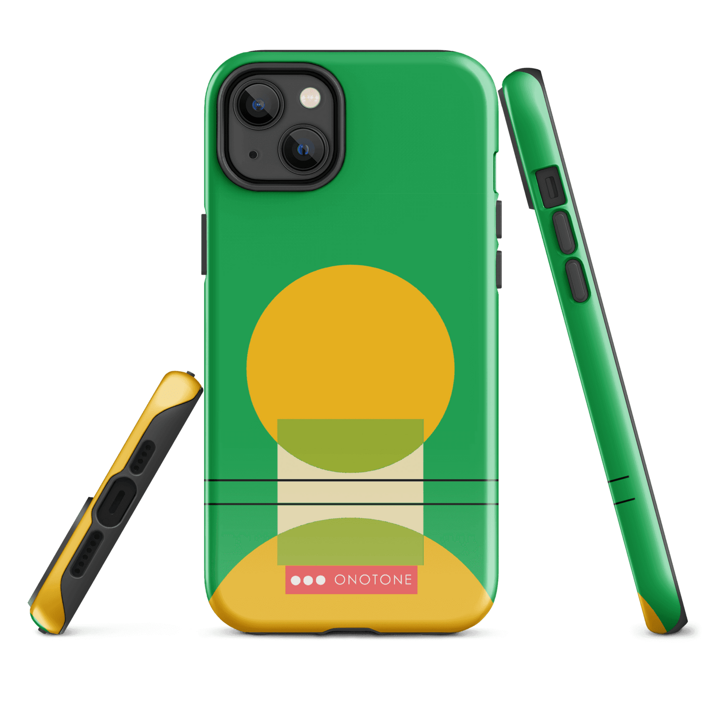 Dual Layer green modern iPhone® Case ( MD-2065)