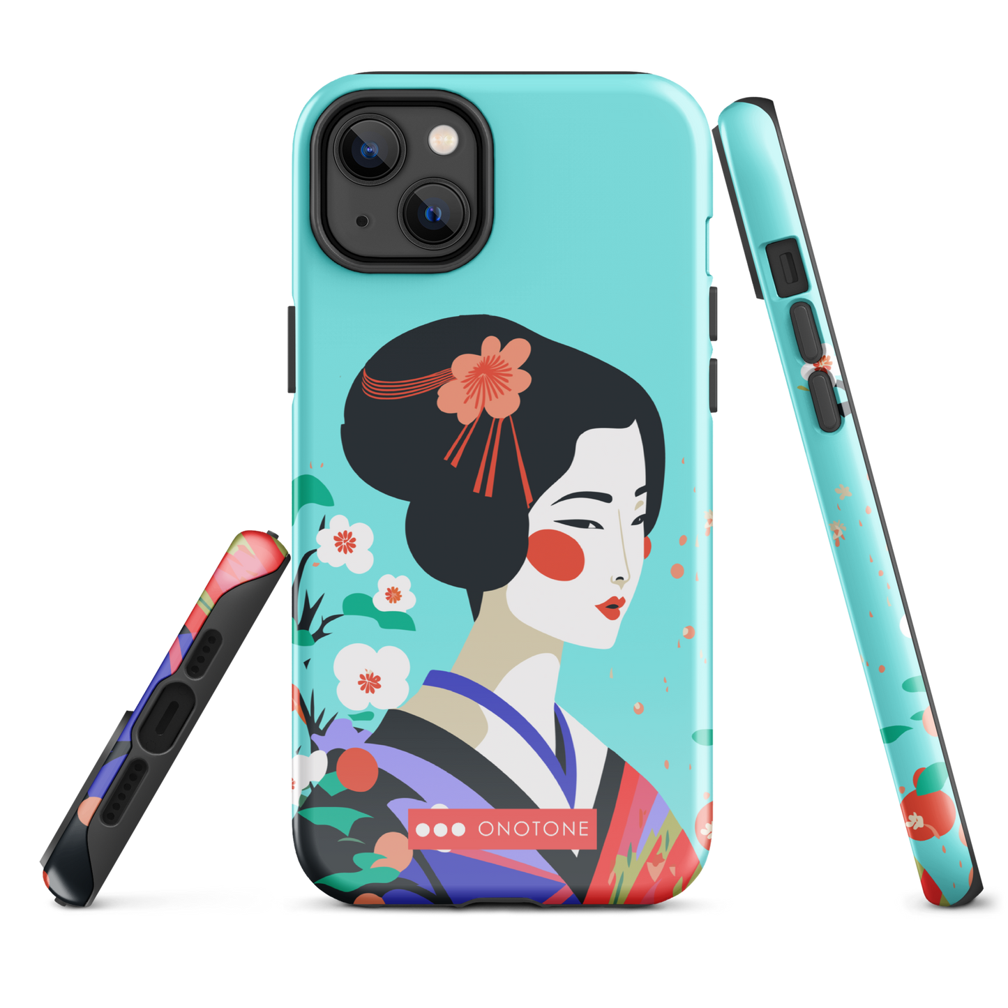 Dual Layer geisha modern iPhone® Case