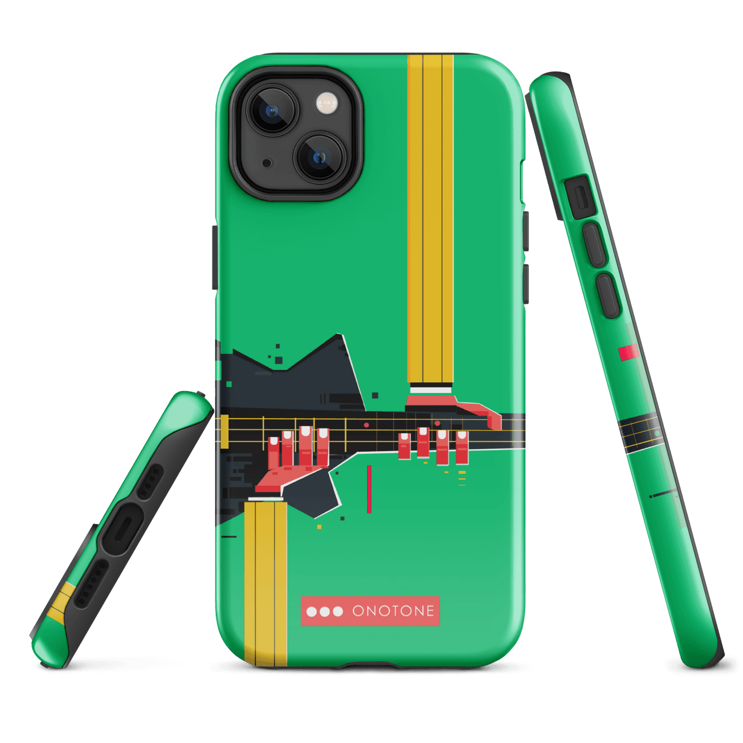 Dual Layer green modern iPhone® Case ( MD-1057)