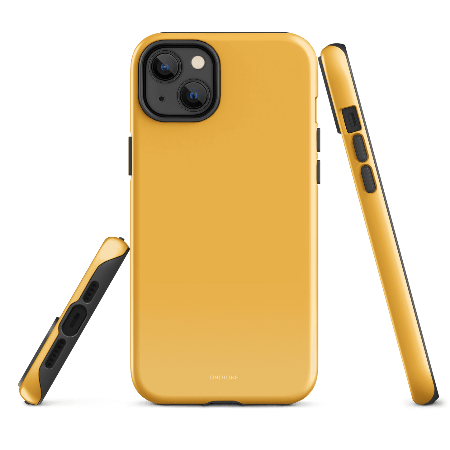 Dual Layer yellow iPhone® Case - Pantone® 136