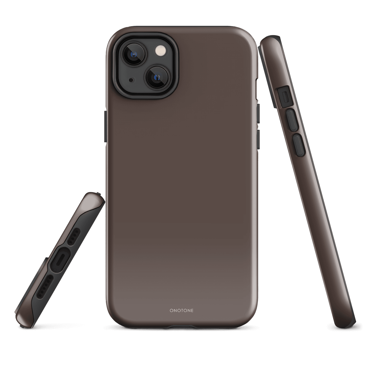 TAUPE MINIMALIST IPHONE® CASE - PANTONE® CHOCOLATE MARTINI