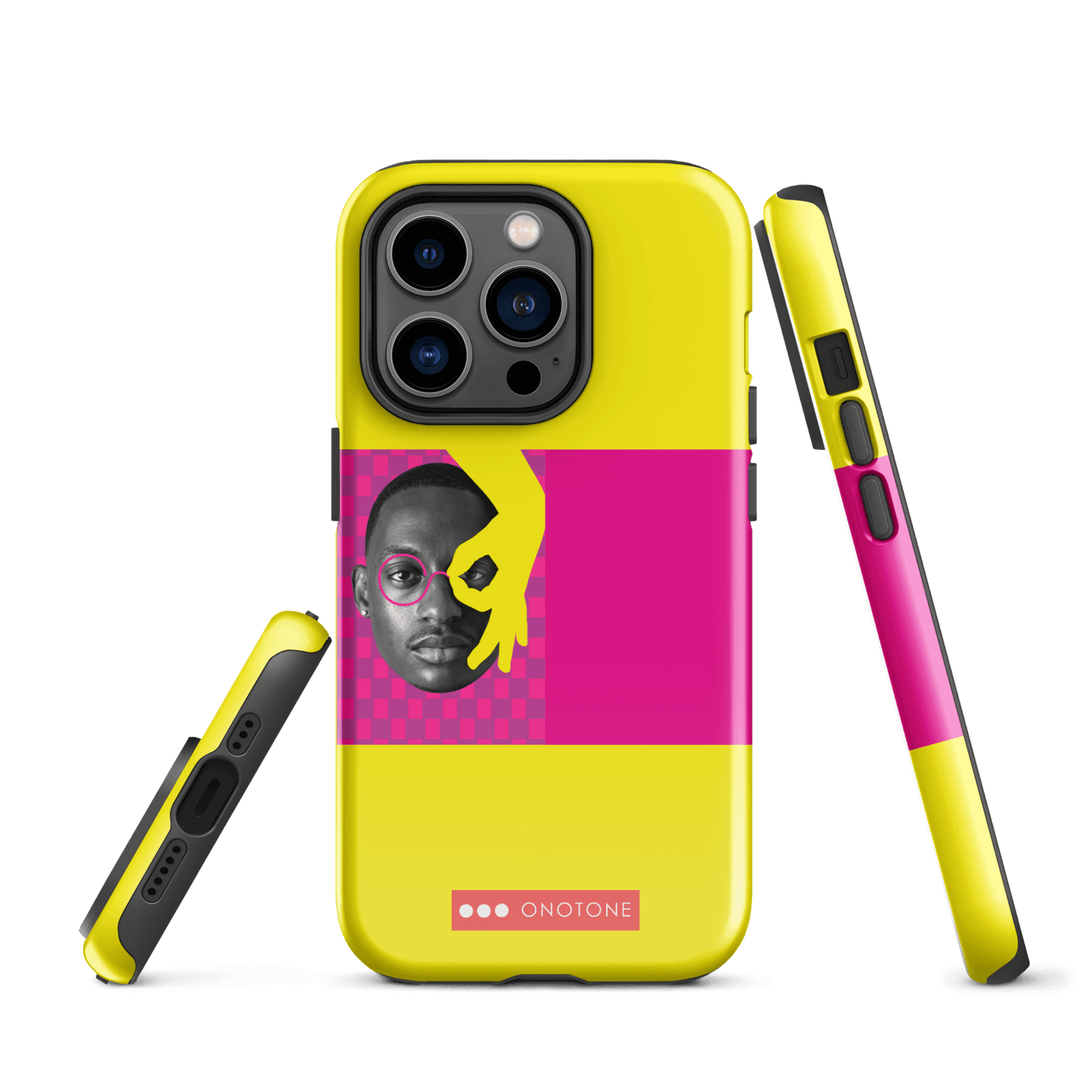 Dual Layer yellow modern iPhone® Case ( MD-3913)