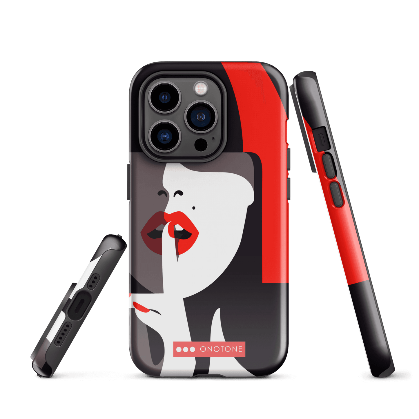 Dual Layer black modern iPhone® Case ( MD-3577)