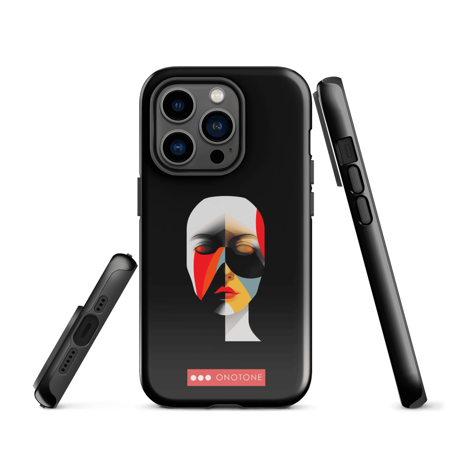 Dual Layer black modern iPhone® Case ( MD-2905)