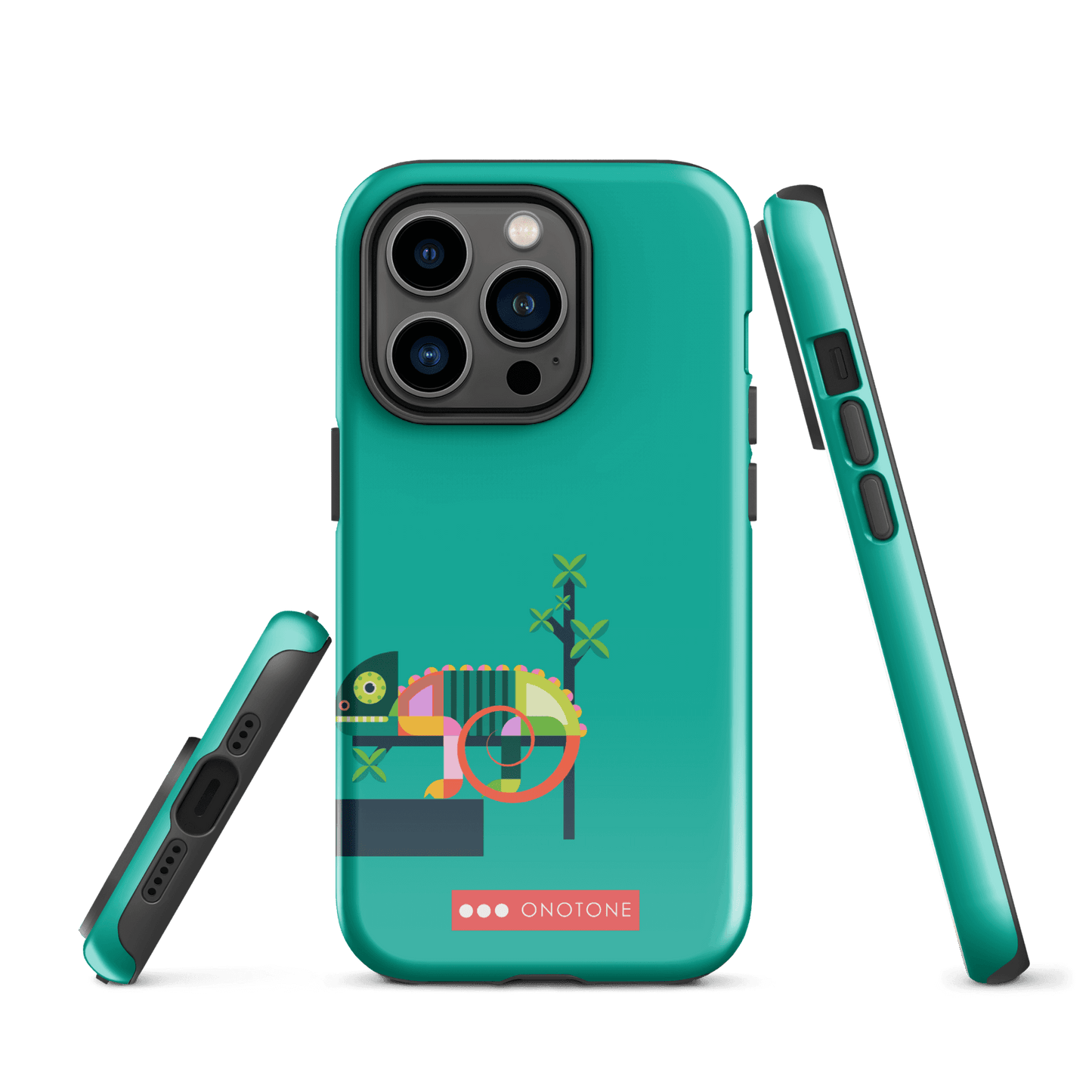 Dual Layer green modern iPhone® Case ( MD-2569)