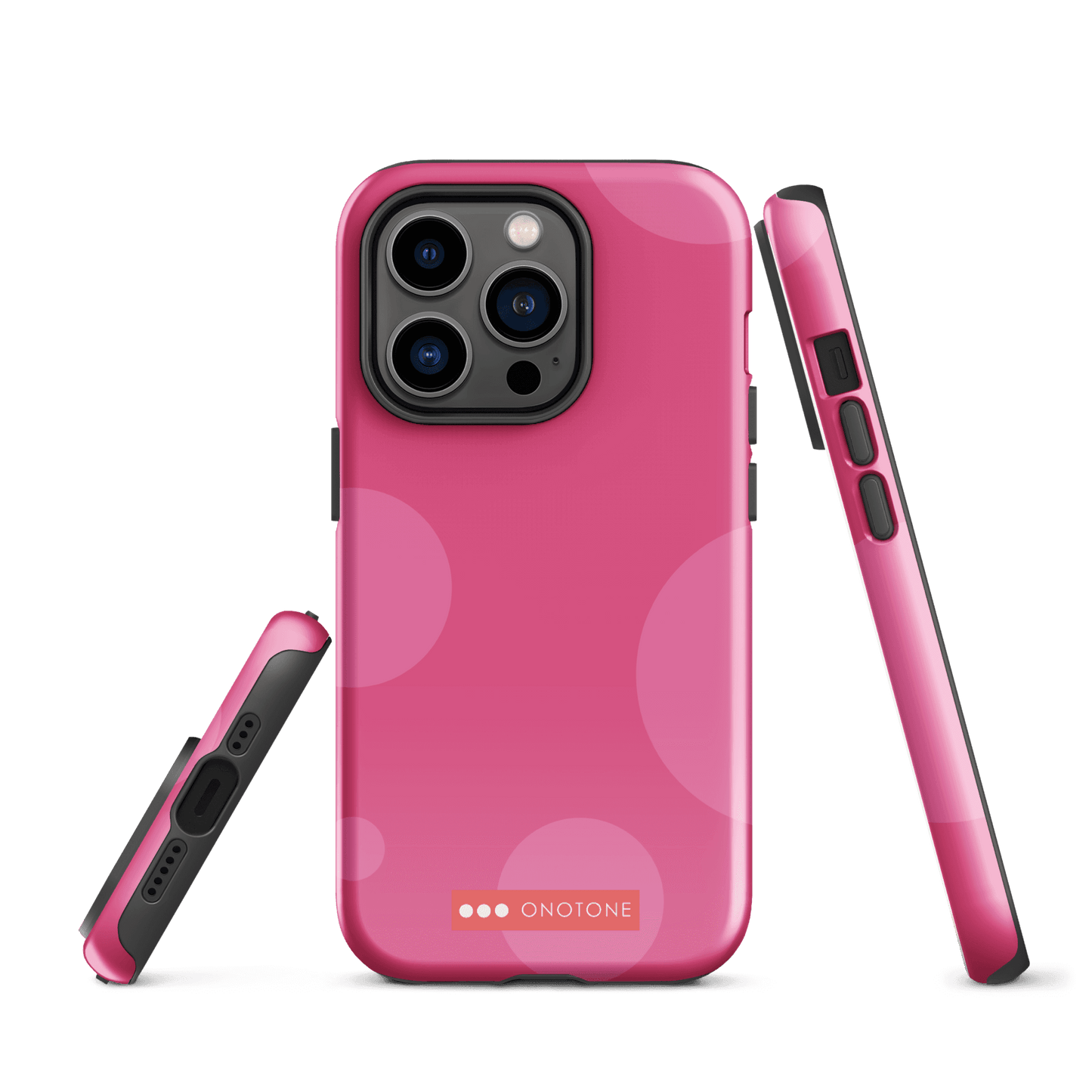 Dual Layer pink modern iPhone® Case ( MD-1729)