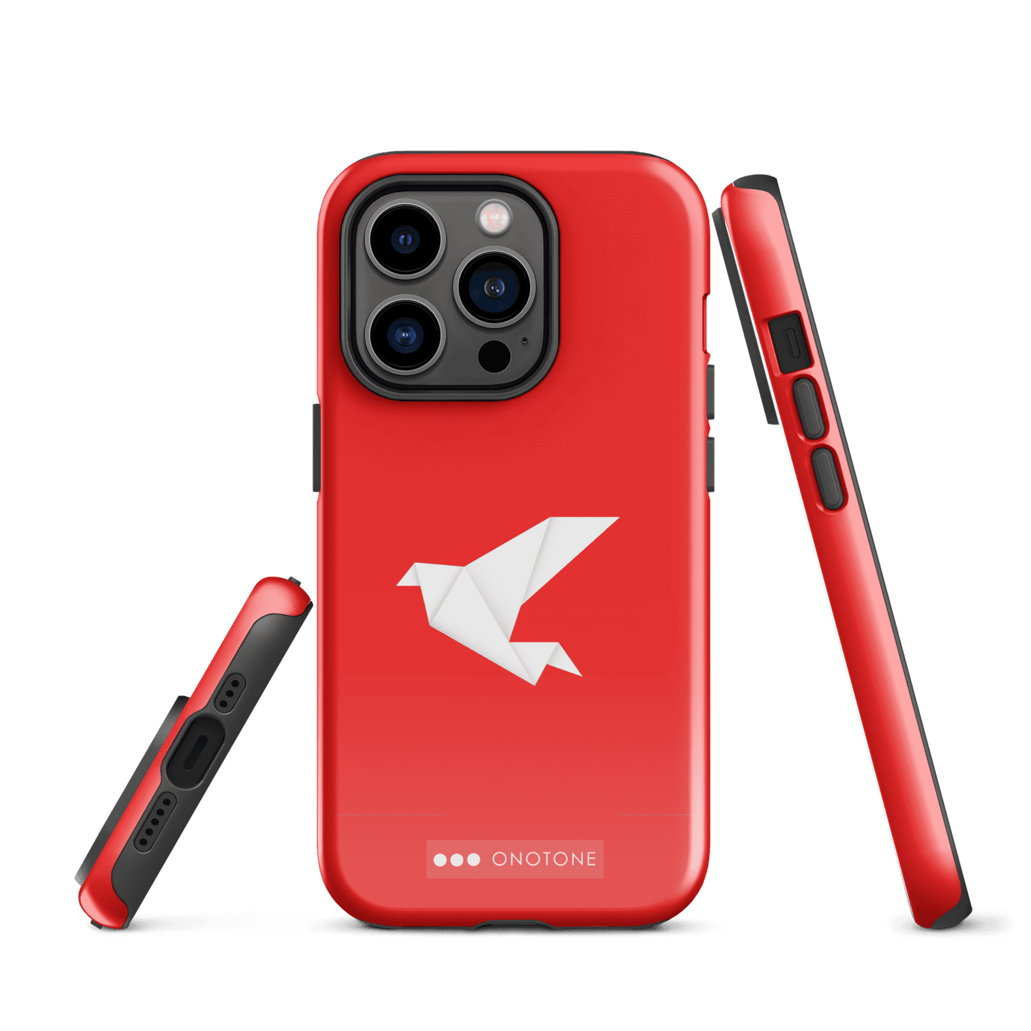 Dual Layer red modern iPhone® Case ( MD-1449)