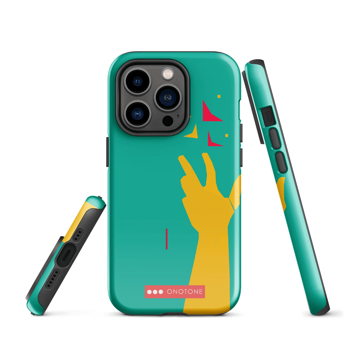 Dual Layer green modern iPhone® Case ( MD-1113)