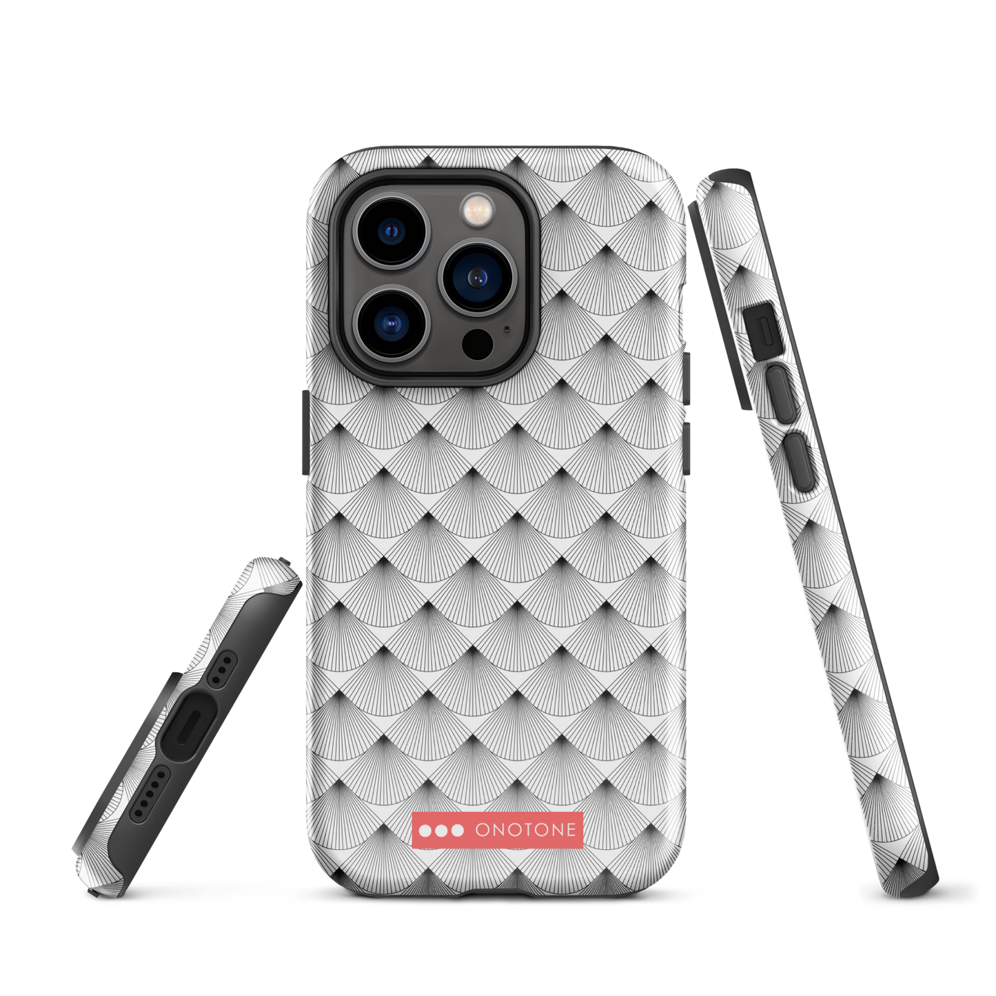 Japanese design indigo iPhone® Case with patterns