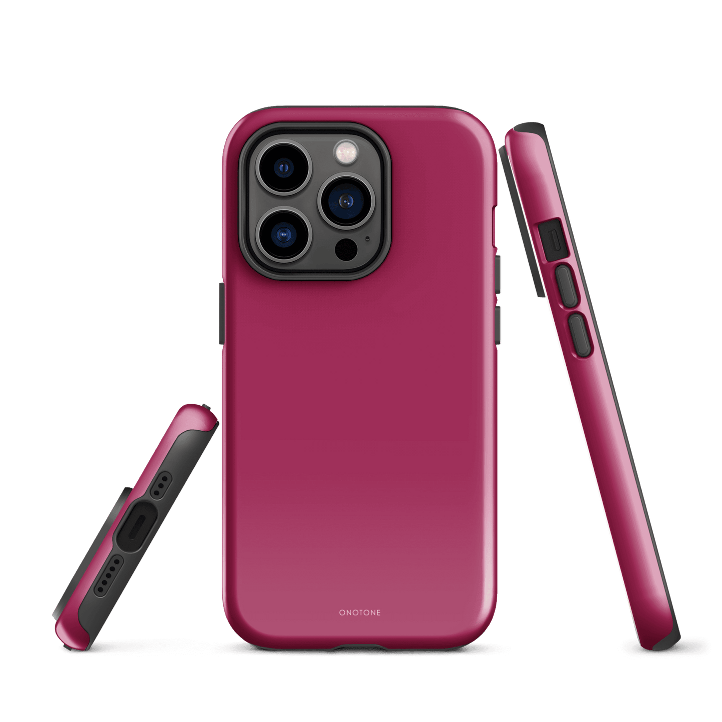 Solid Color pink iPhone® Case - Pantone® 220