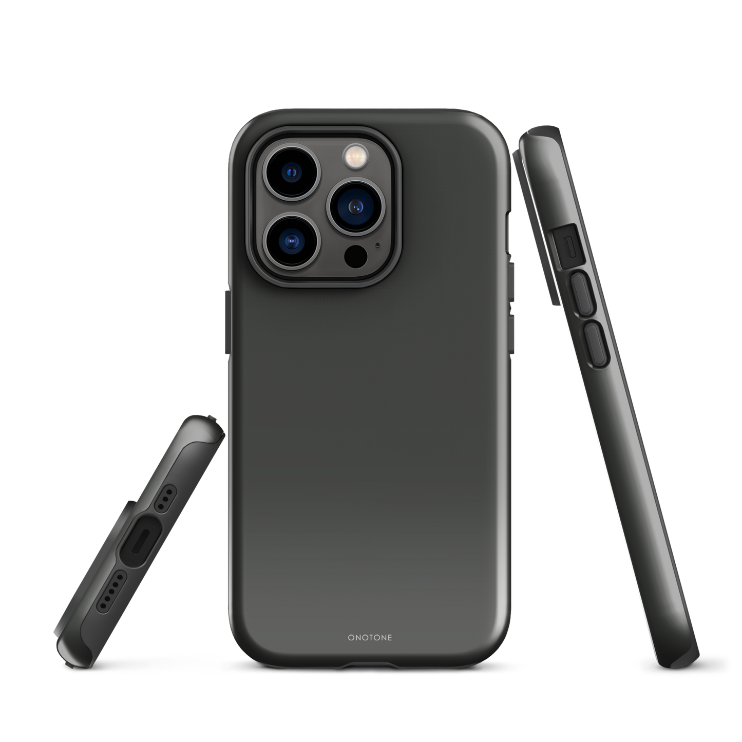 GRAY MINIMALIST IPHONE® CASE - PANTONE® 447