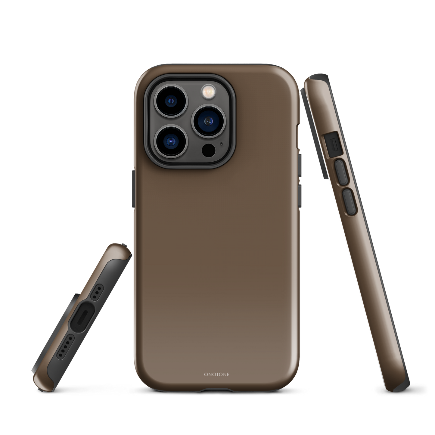 BEIGE MINIMALIST IPHONE® CASE - PANTONE® COFFEE LIQUEUR