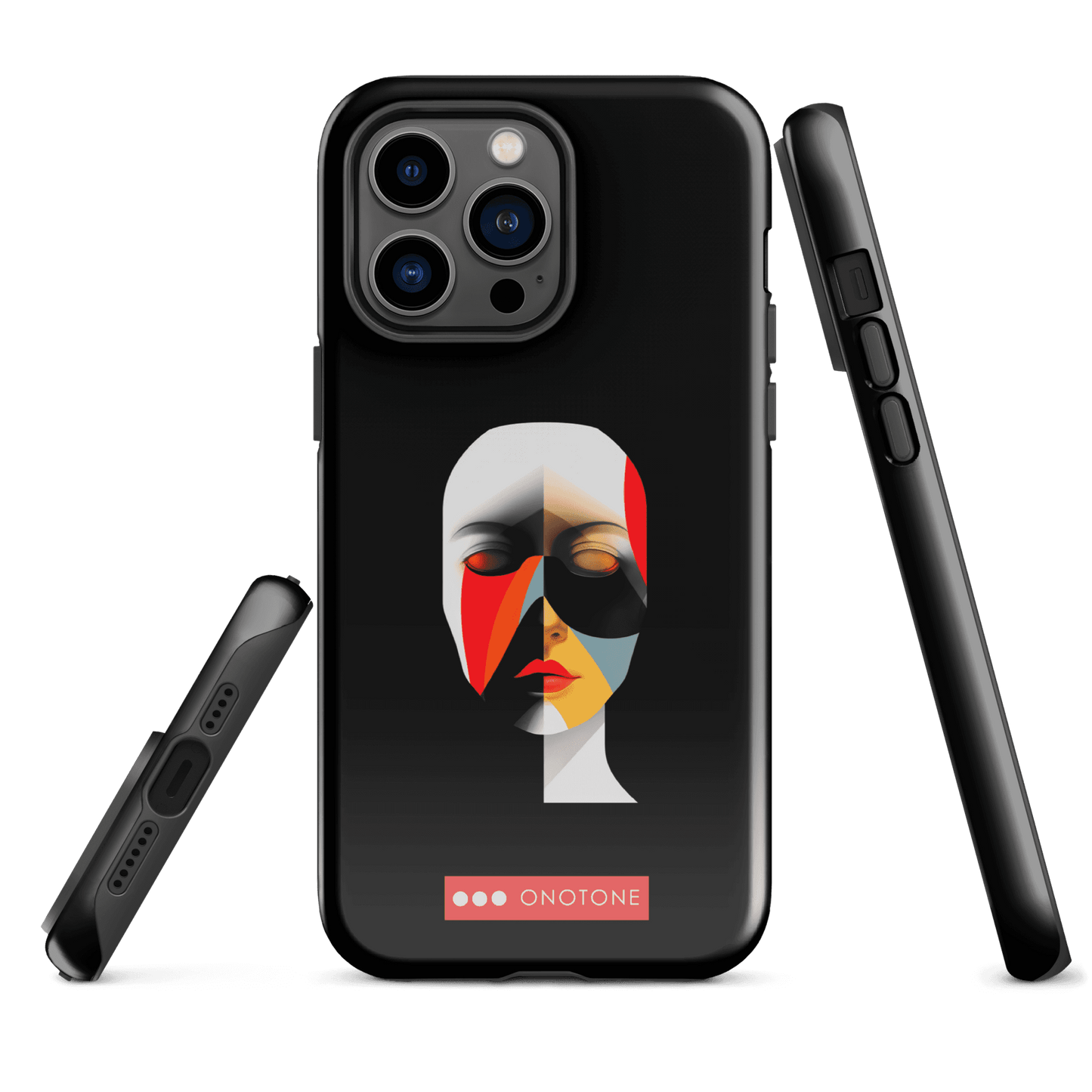 Dual Layer black modern iPhone® Case ( MD-2905)