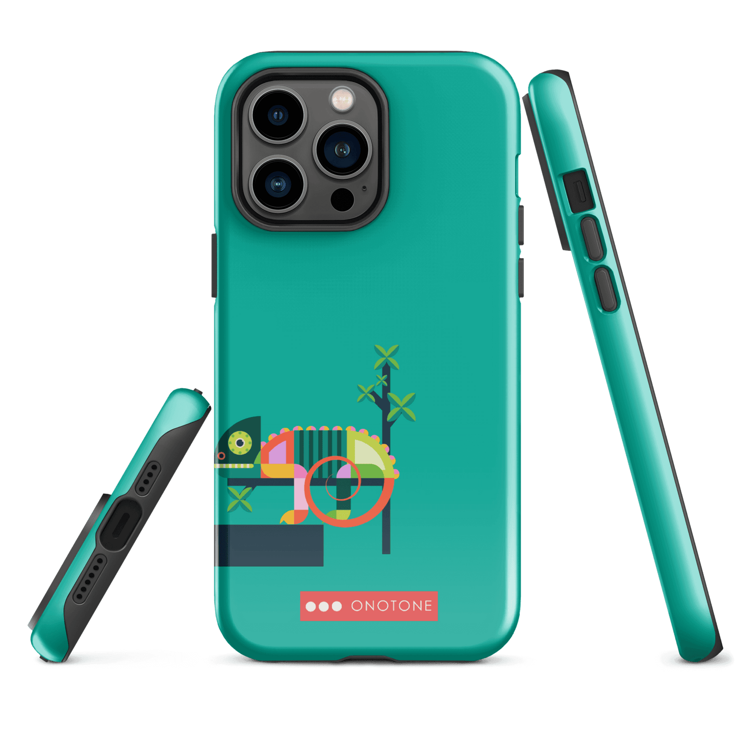 Dual Layer green modern iPhone® Case ( MD-2569)
