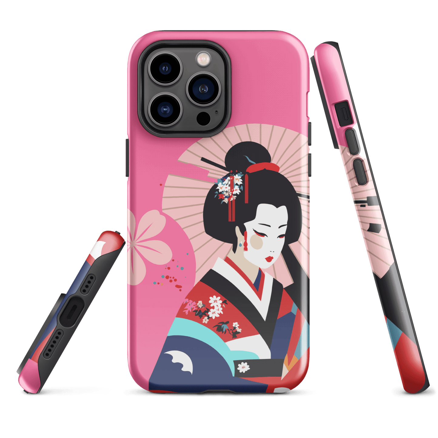Dual Layer geisha modern iPhone® Case ( MD-2121)