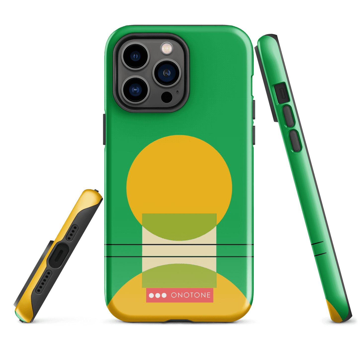 Dual Layer green modern iPhone® Case ( MD-2065)