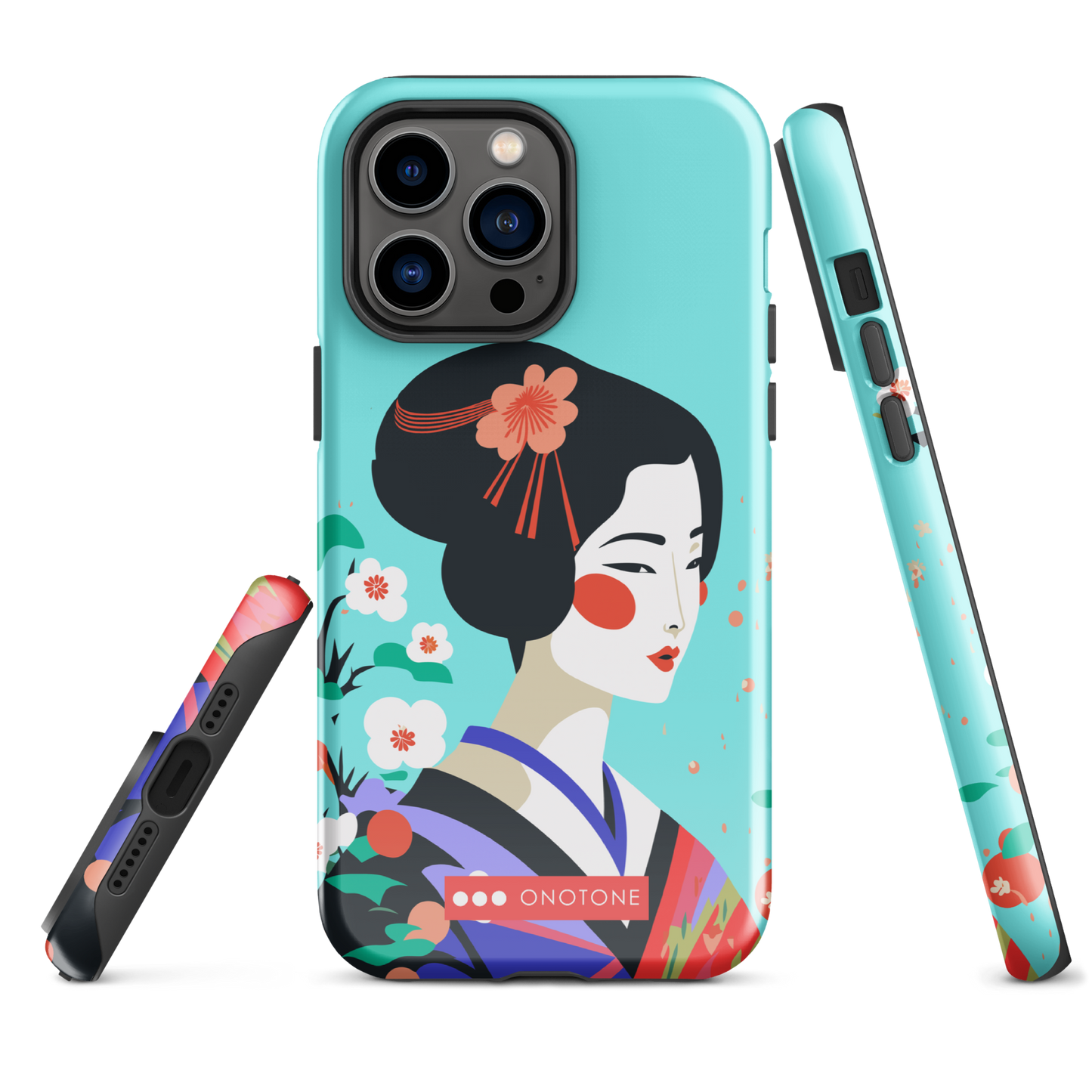 Dual Layer geisha modern iPhone® Case
