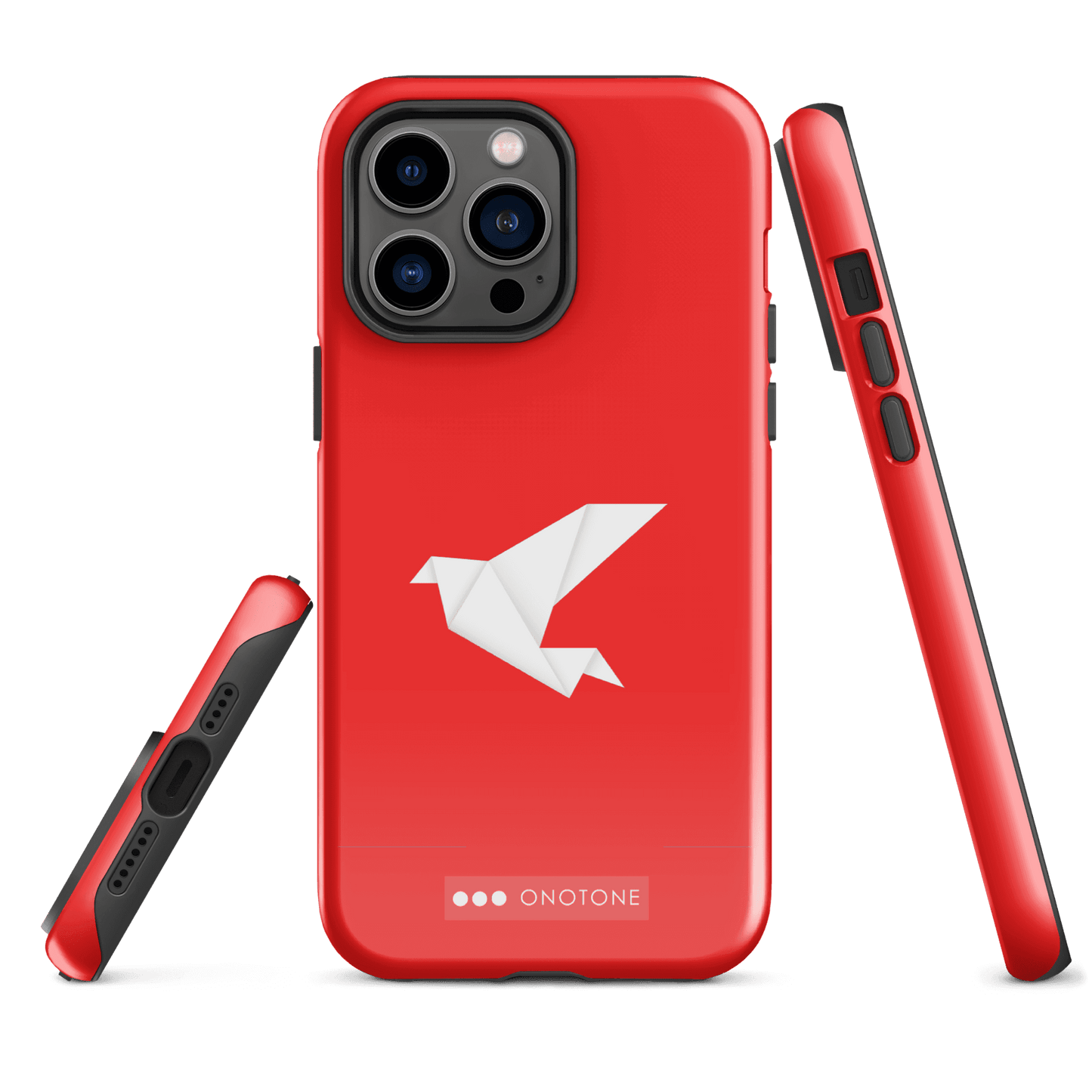 Dual Layer red modern iPhone® Case ( MD-1449)