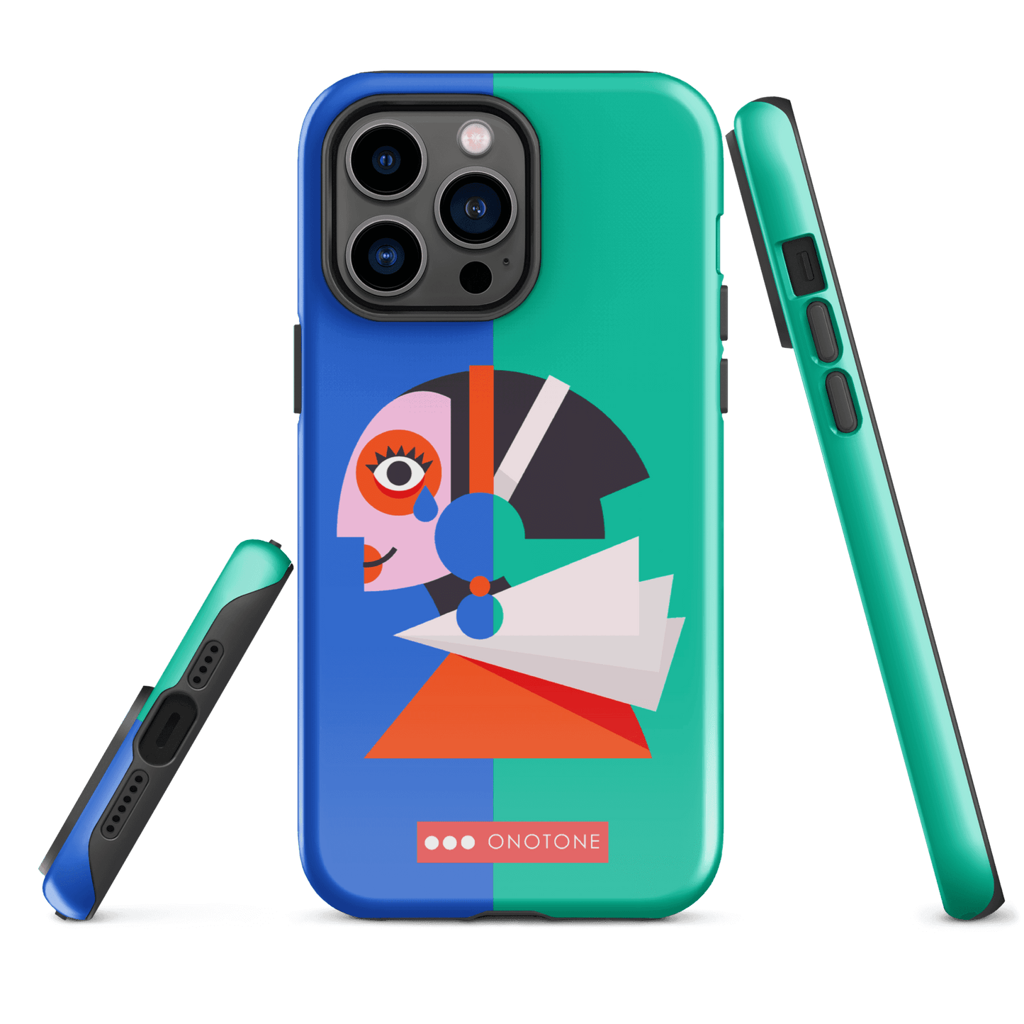 Dual Layer green modern iPhone® Case ( MD-1617)