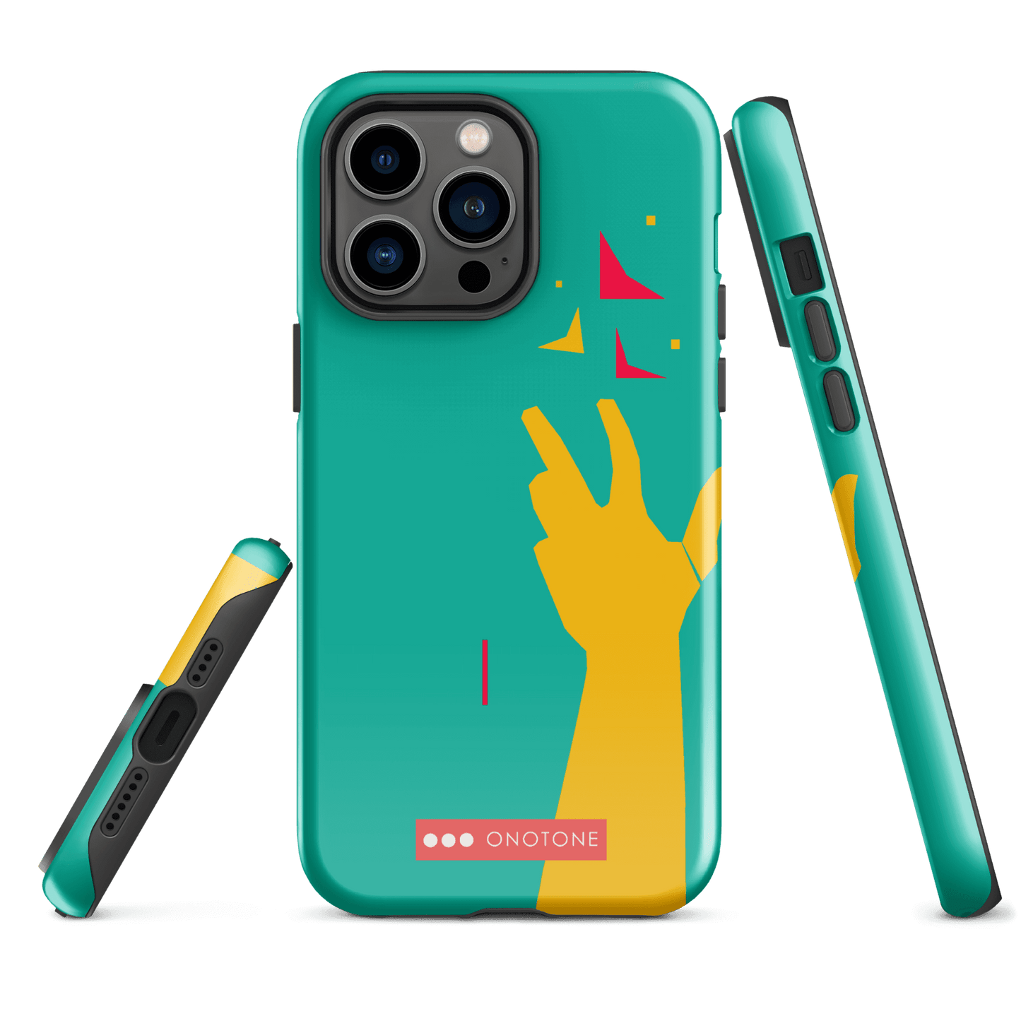 Dual Layer green modern iPhone® Case ( MD-1113)