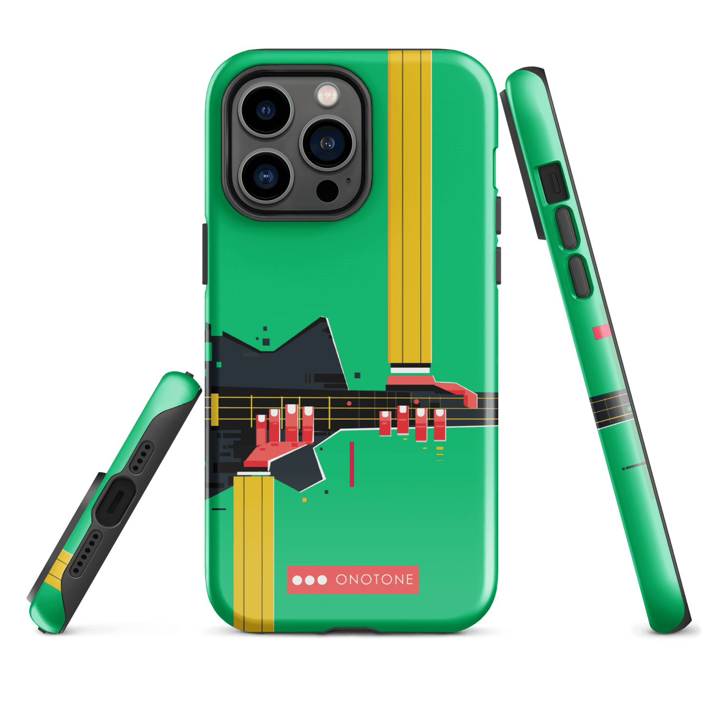 Dual Layer green modern iPhone® Case ( MD-1057)