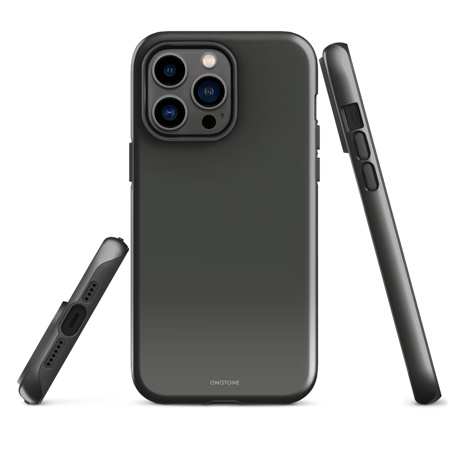 GRAY MINIMALIST IPHONE® CASE - PANTONE® 447