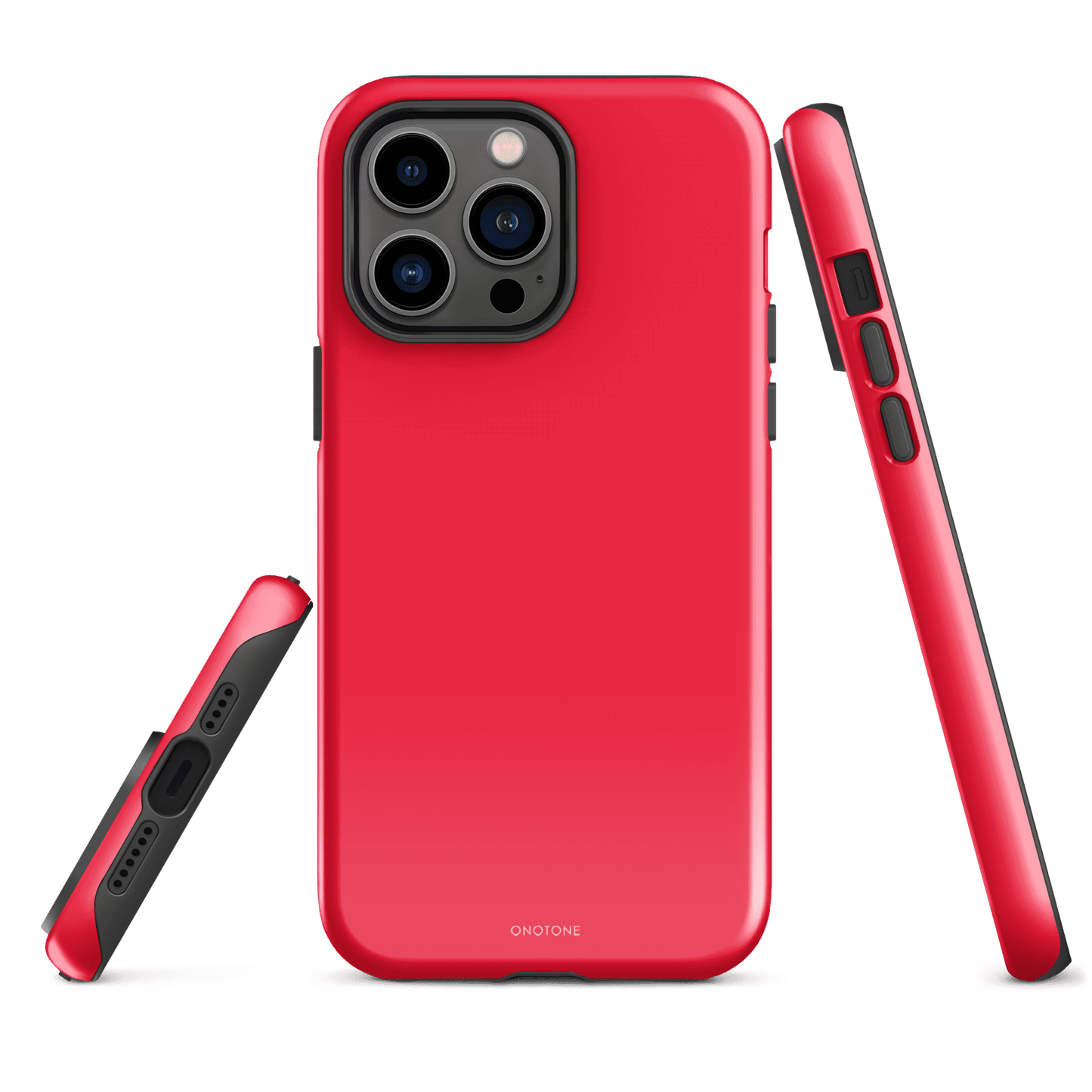 Neon Red iPhone Case