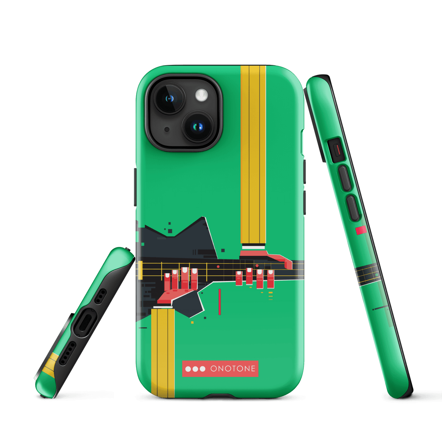 Dual Layer green modern iPhone® Case ( MD-1057)