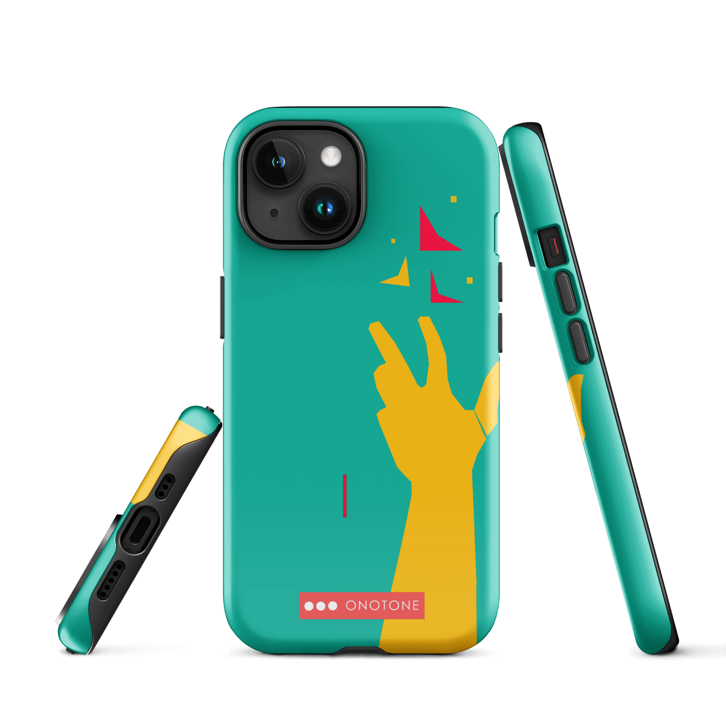 Dual Layer green modern iPhone® Case ( MD-1113)