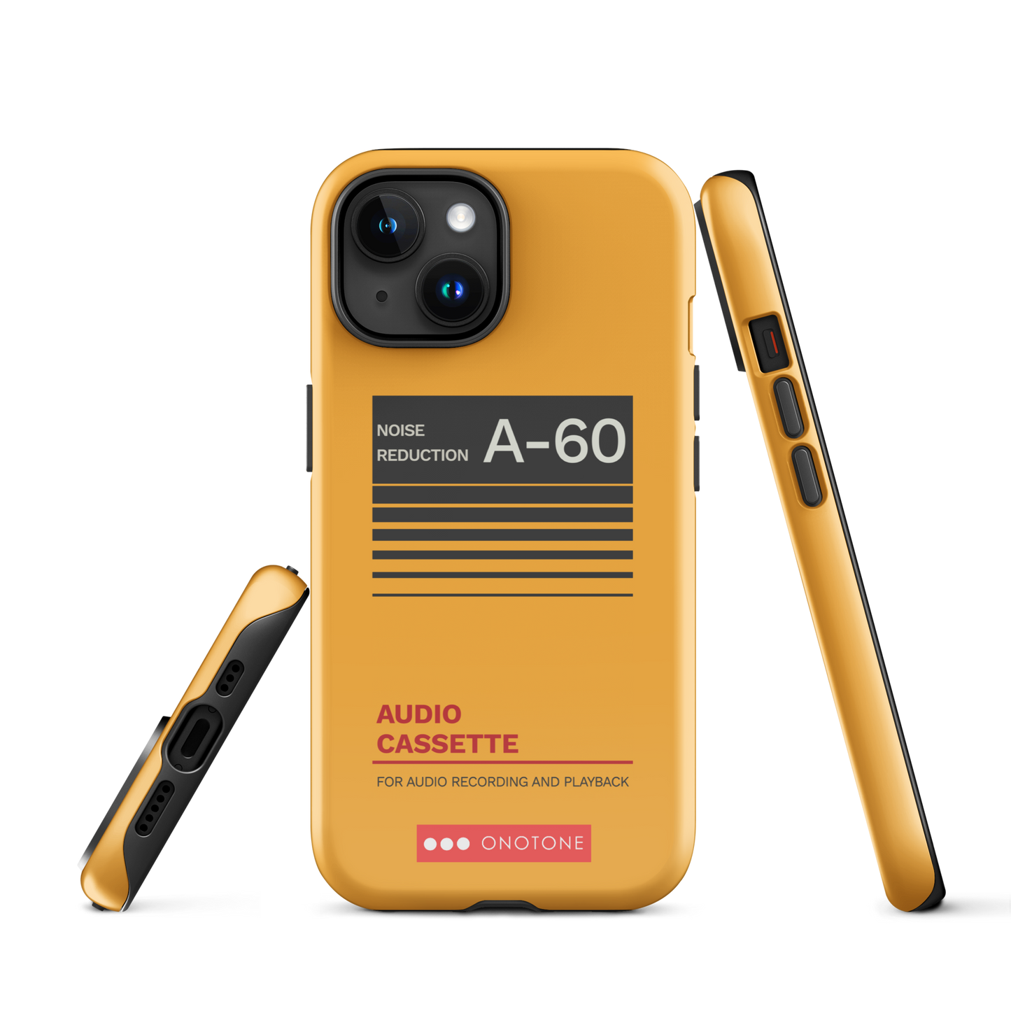 Dual Layer audio casette modern iPhone® Case