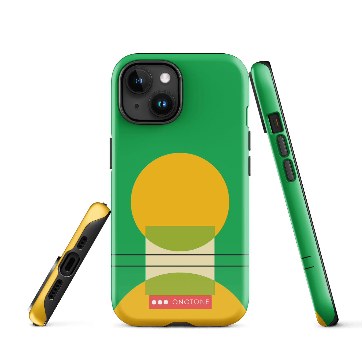 Dual Layer green modern iPhone® Case ( MD-2065)