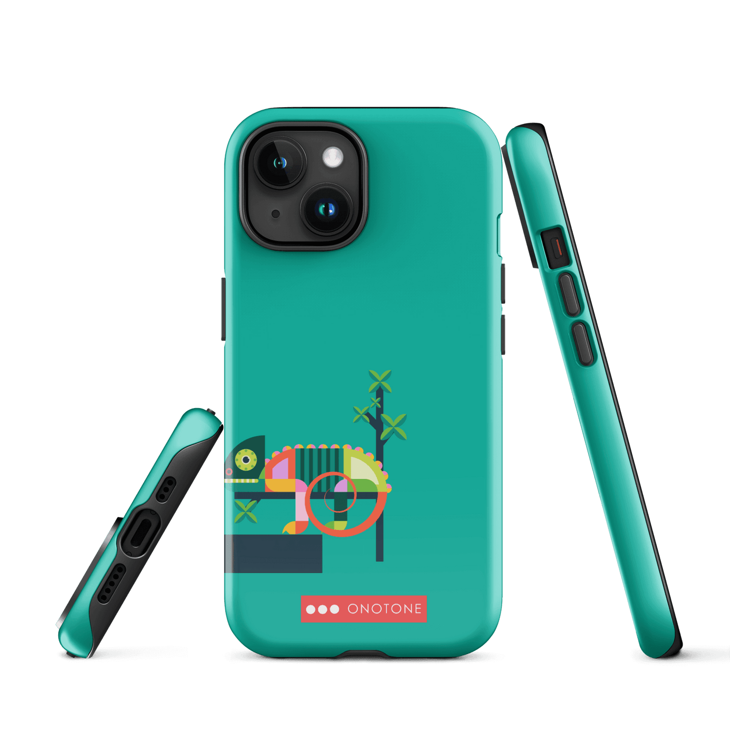 Dual Layer green modern iPhone® Case ( MD-2569)