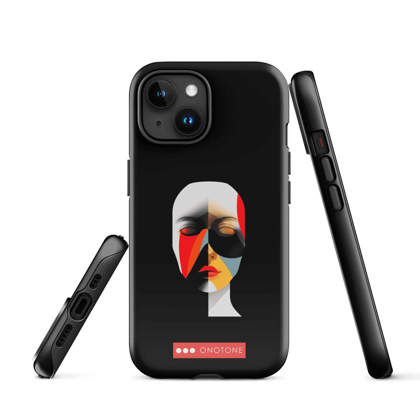 Dual Layer black modern iPhone® Case ( MD-2905)