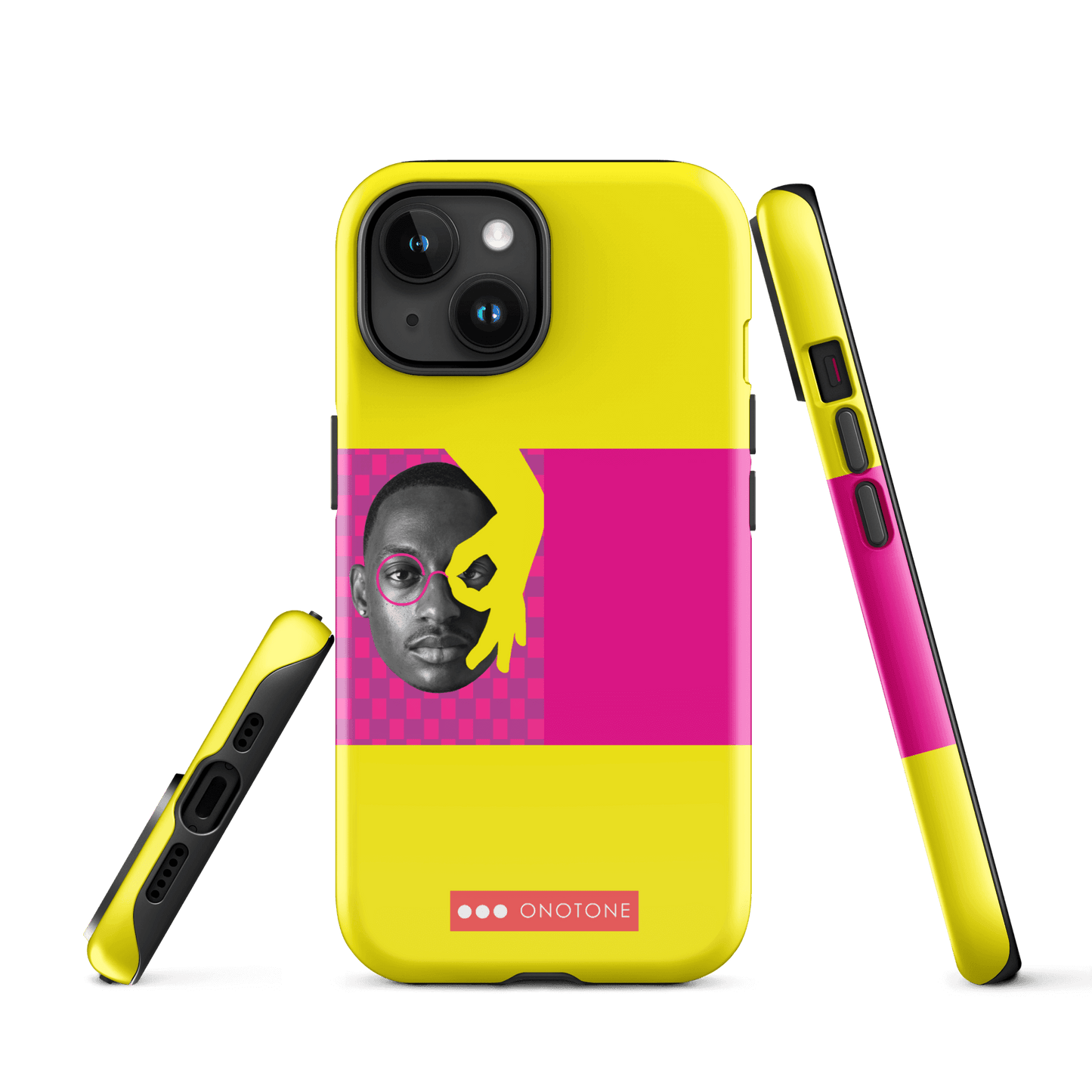 Dual Layer yellow modern iPhone® Case ( MD-3913)