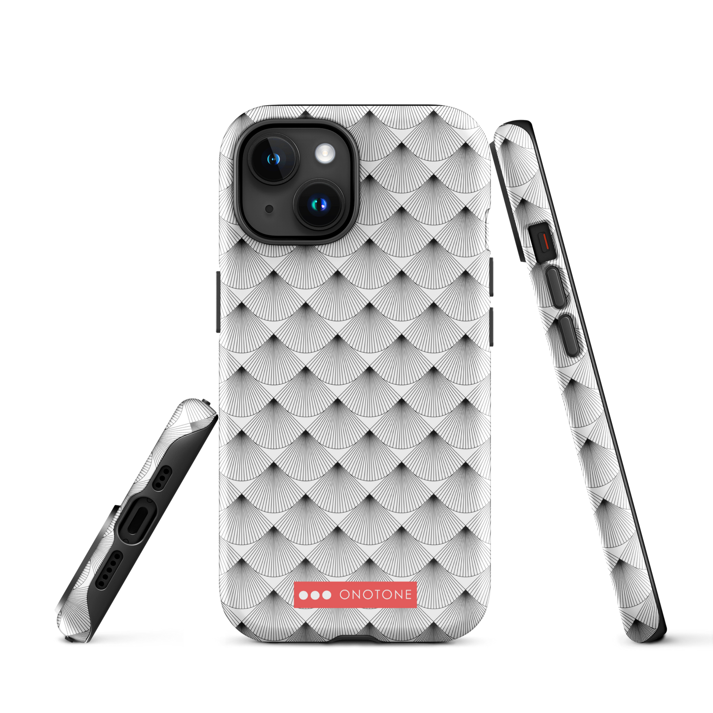 Japanese design indigo iPhone® Case with patterns