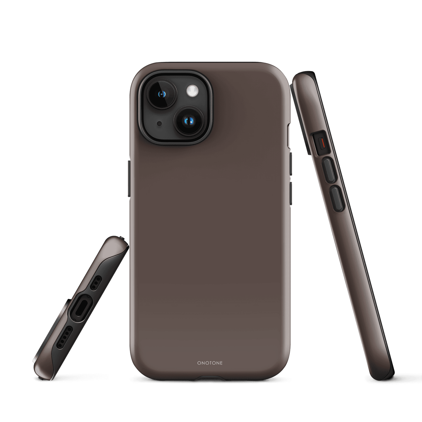TAUPE MINIMALIST IPHONE® CASE - PANTONE® CHOCOLATE MARTINI