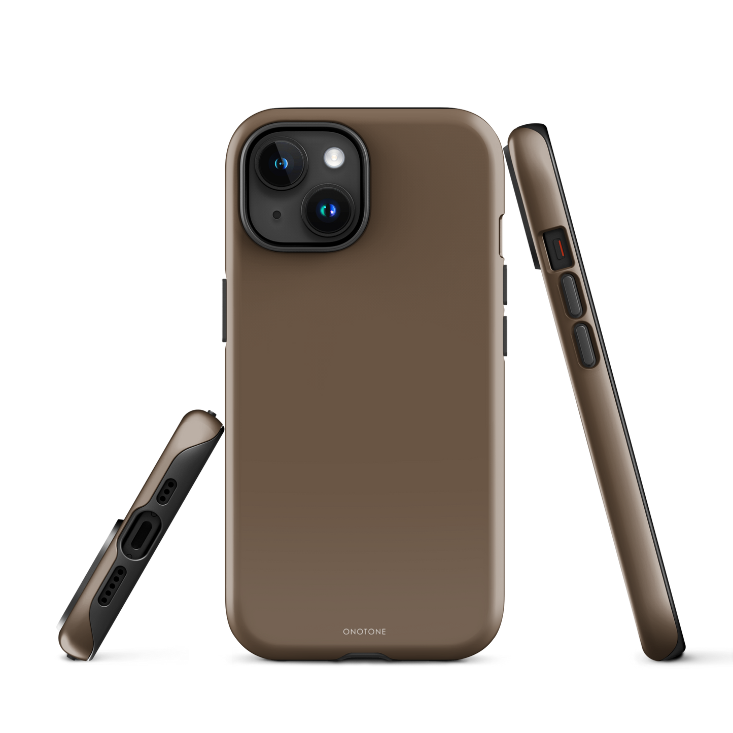 BEIGE MINIMALIST IPHONE® CASE - PANTONE® COFFEE LIQUEUR