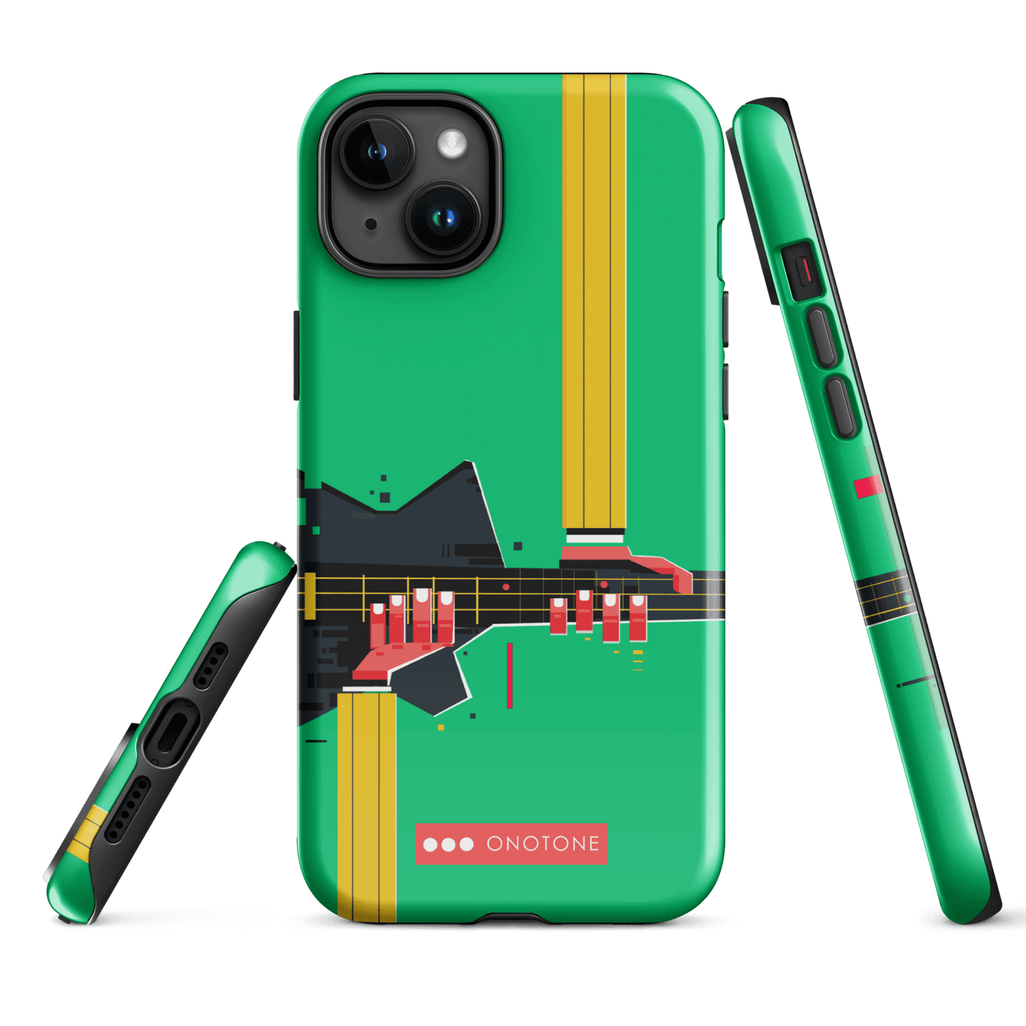 Dual Layer green modern iPhone® Case ( MD-1057)