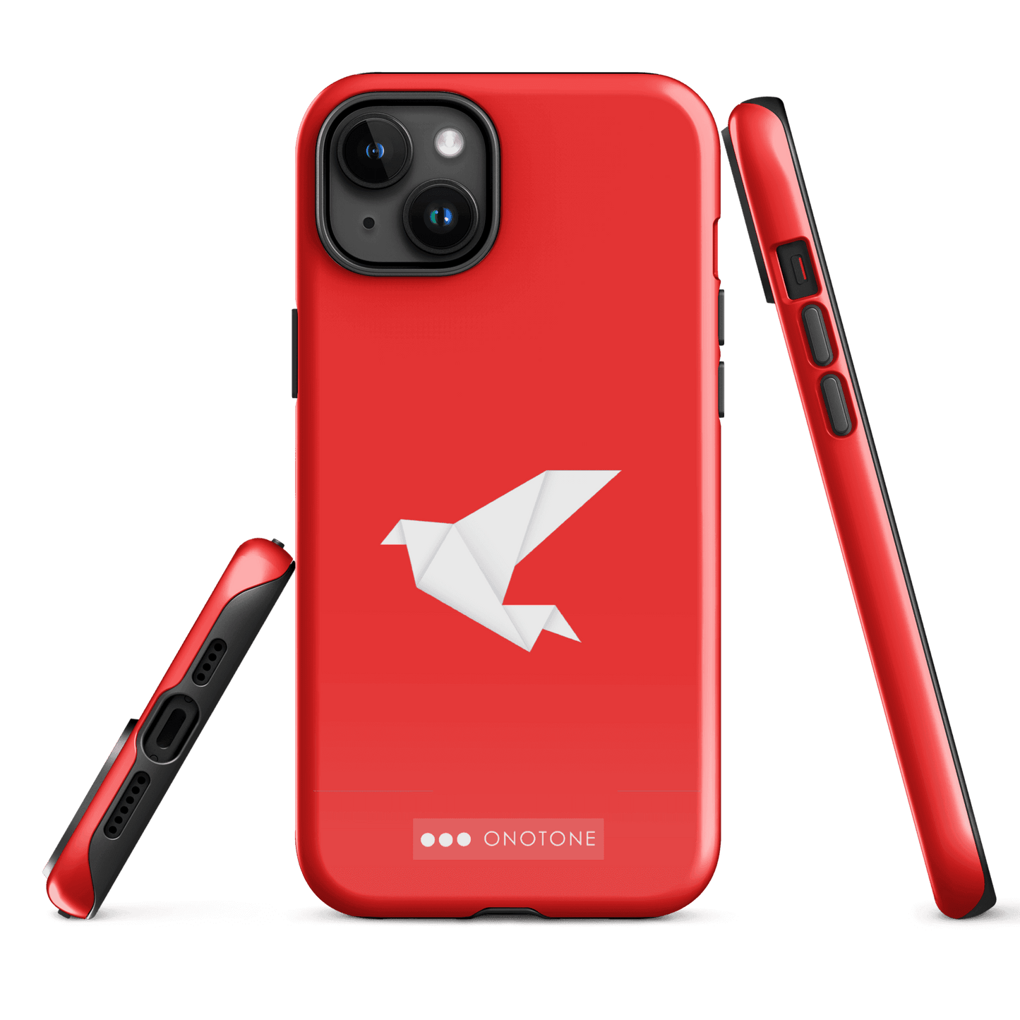 Dual Layer red modern iPhone® Case ( MD-1449)
