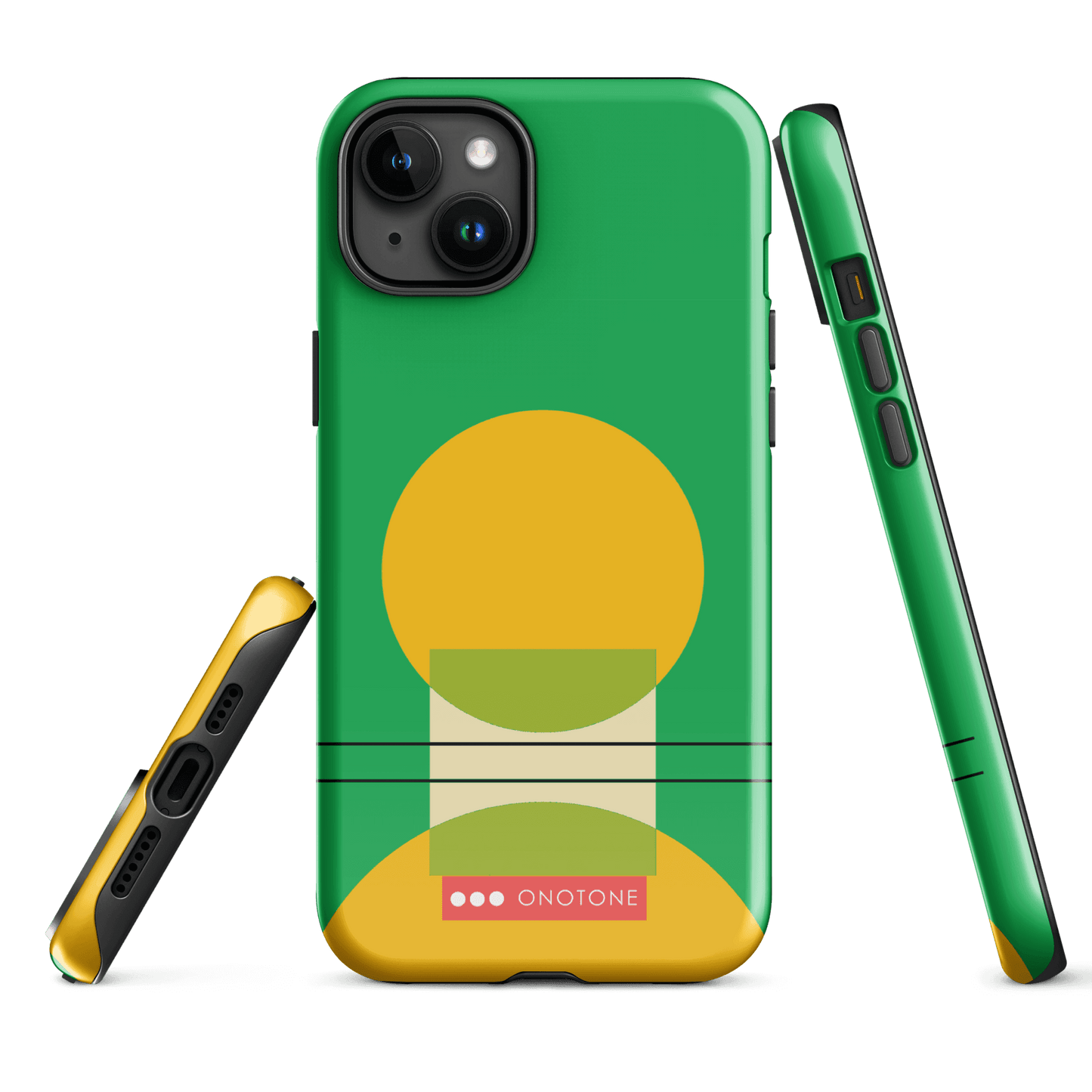 Dual Layer green modern iPhone® Case ( MD-2065)