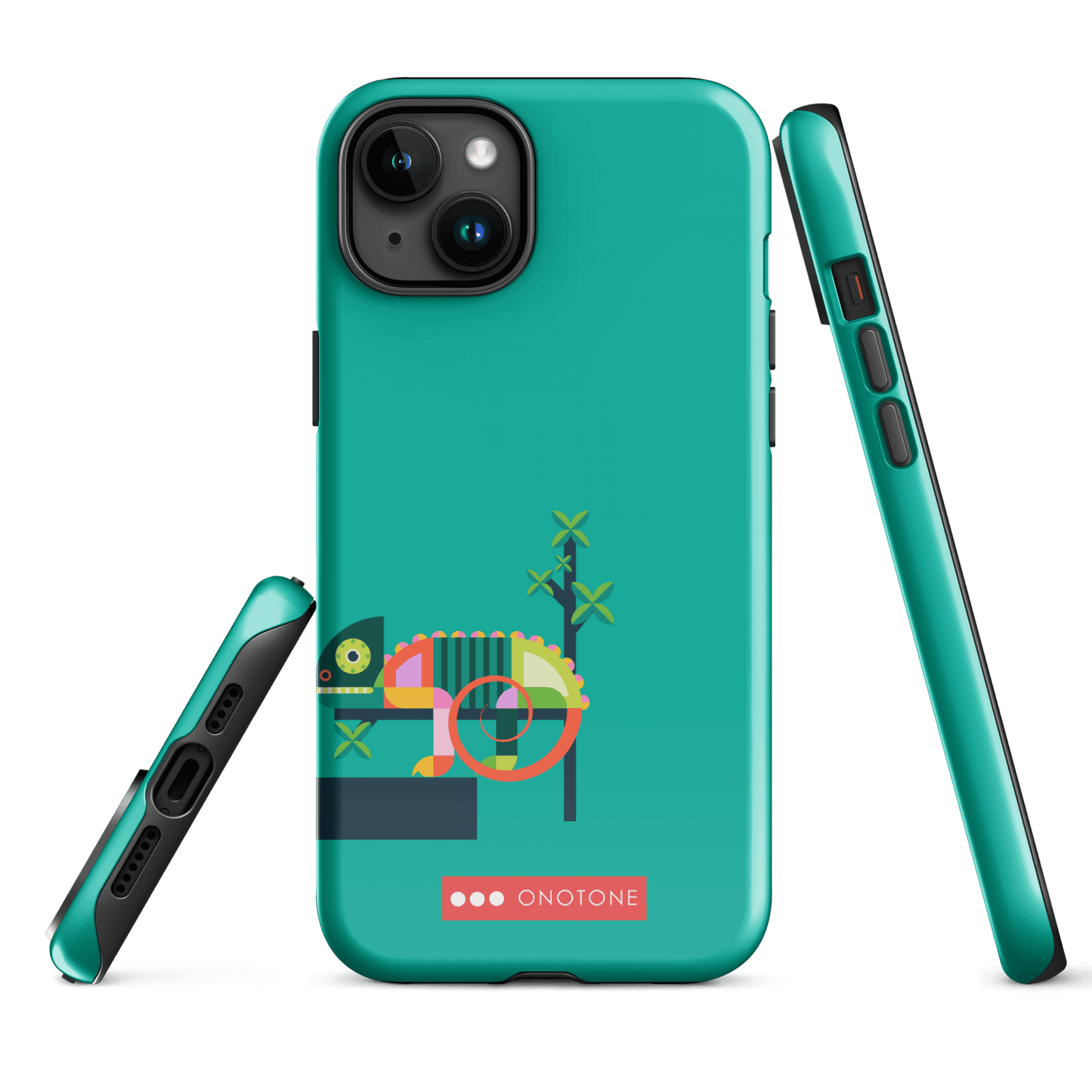 Dual Layer green modern iPhone® Case ( MD-2569)