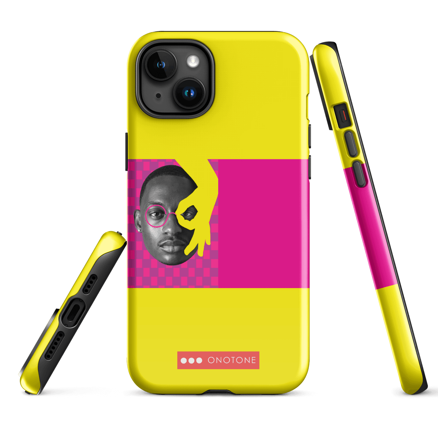 Dual Layer yellow modern iPhone® Case ( MD-3913)