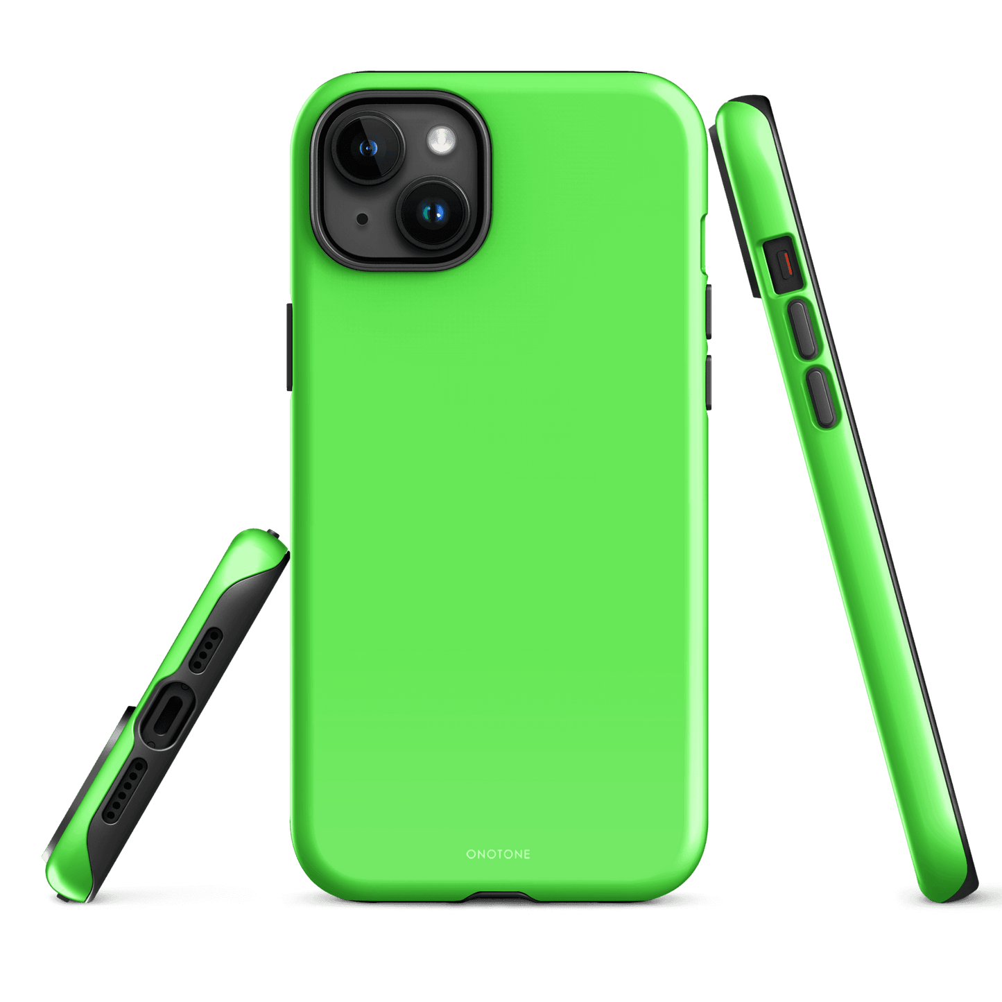 Neon Green iPhone Case - Pantone Green Gecko