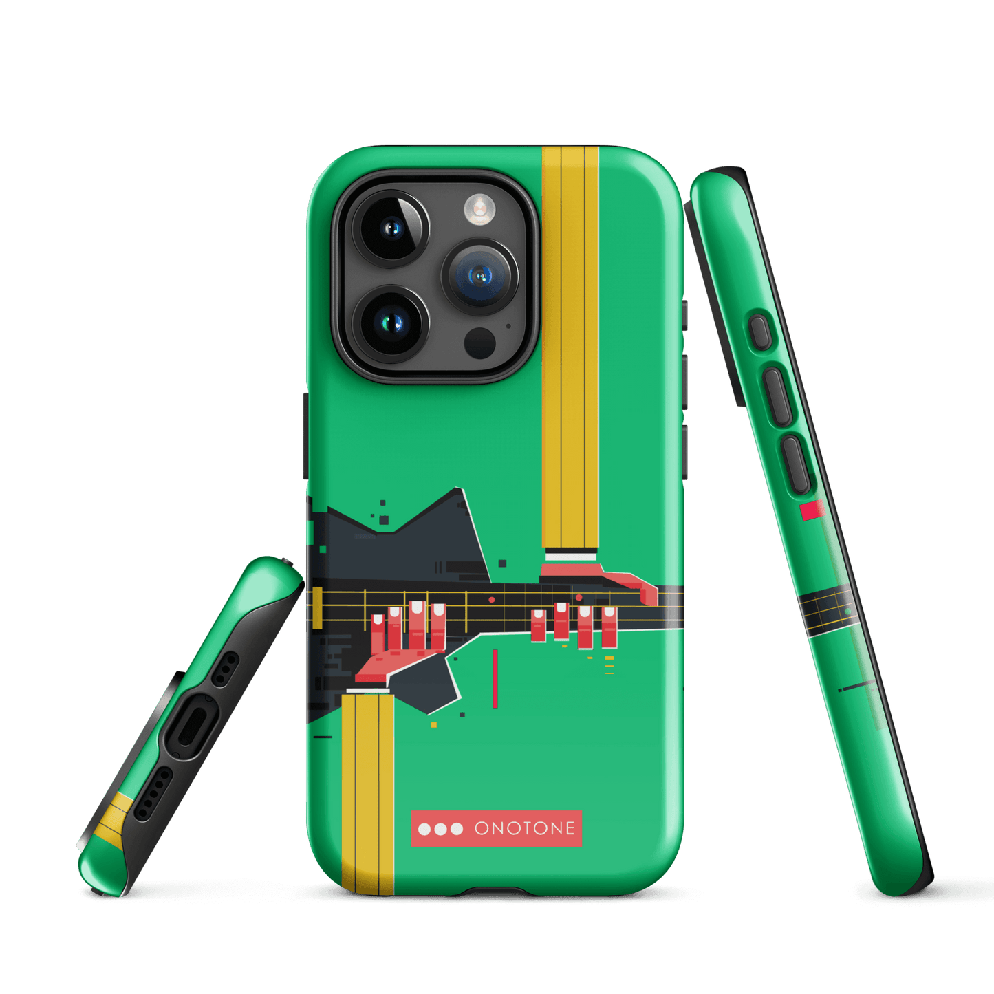 Dual Layer green modern iPhone® Case ( MD-1057)