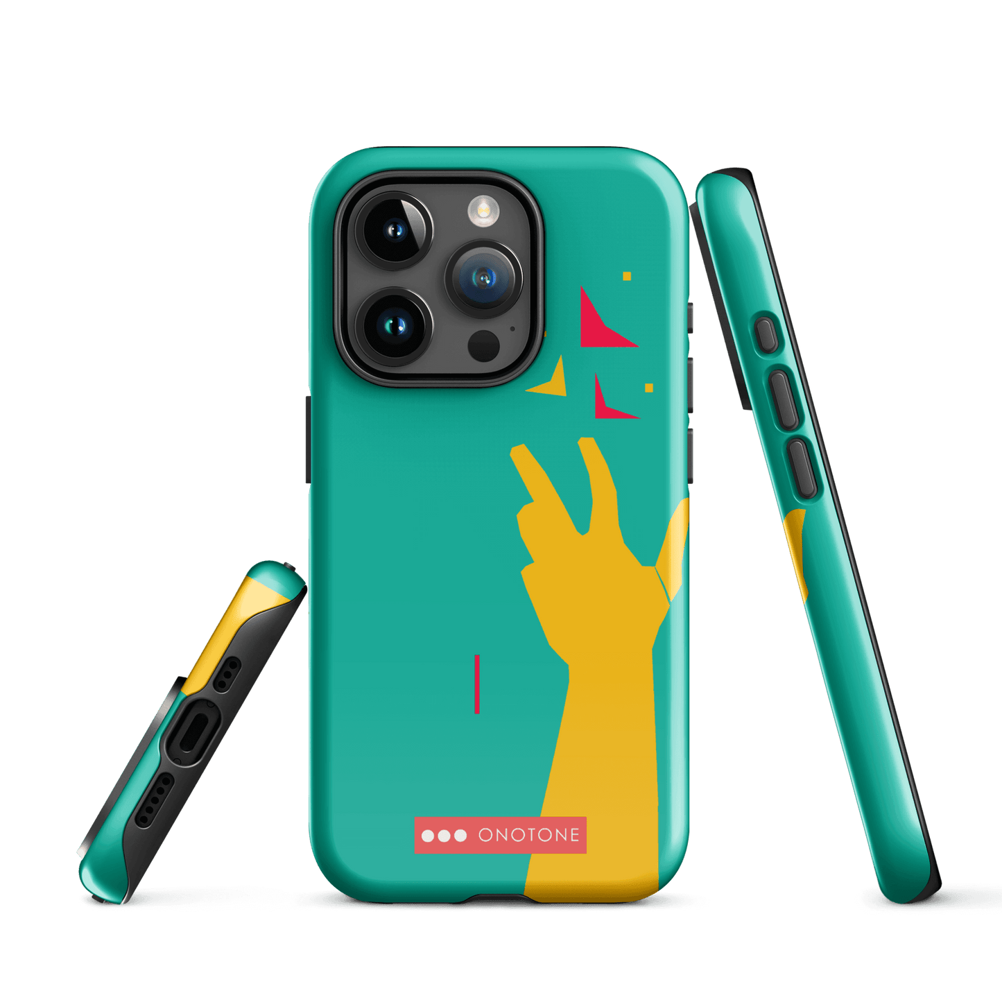 Dual Layer green modern iPhone® Case ( MD-1113)
