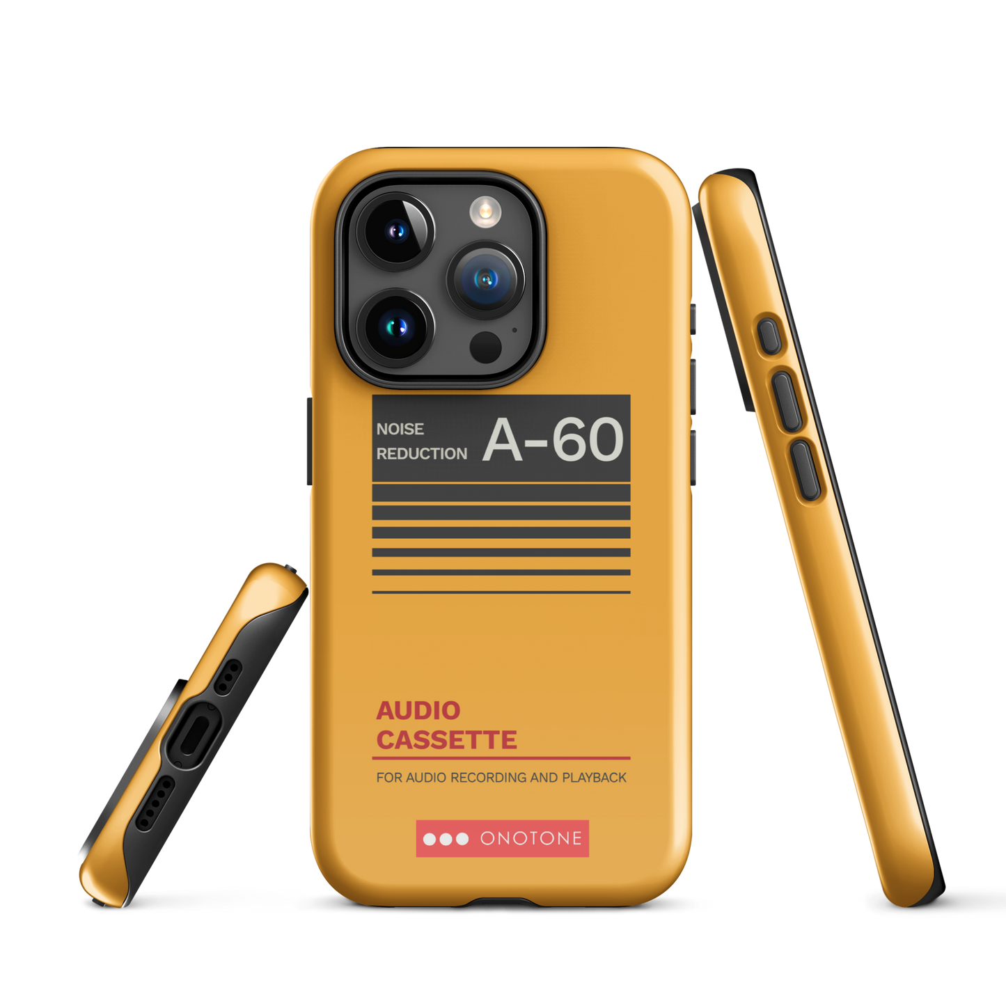 Dual Layer audio casette modern iPhone® Case