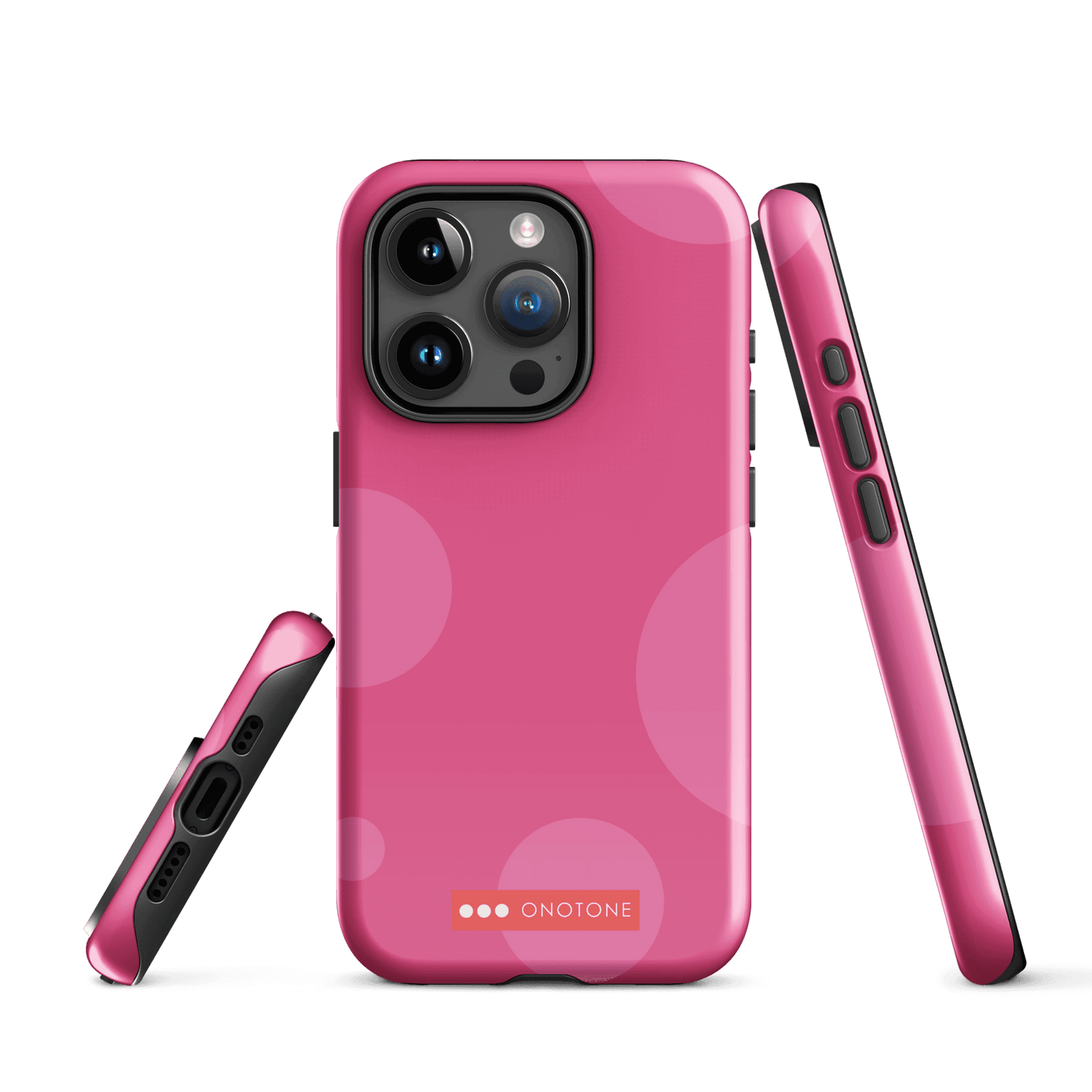 Dual Layer pink modern iPhone® Case ( MD-1729)
